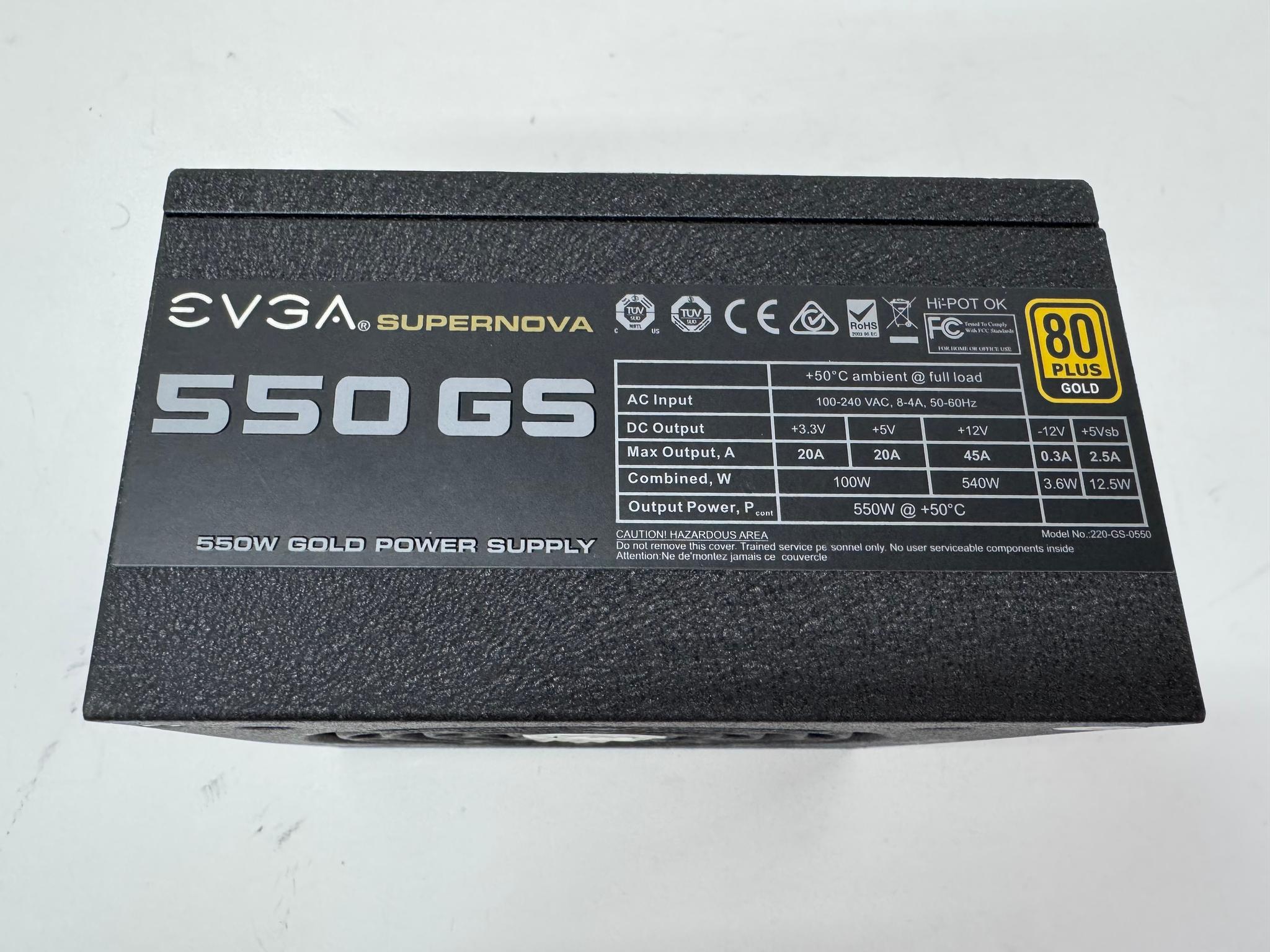EVGA Supernova 550W G2 80 Plus Gold Full Modular Power Supply