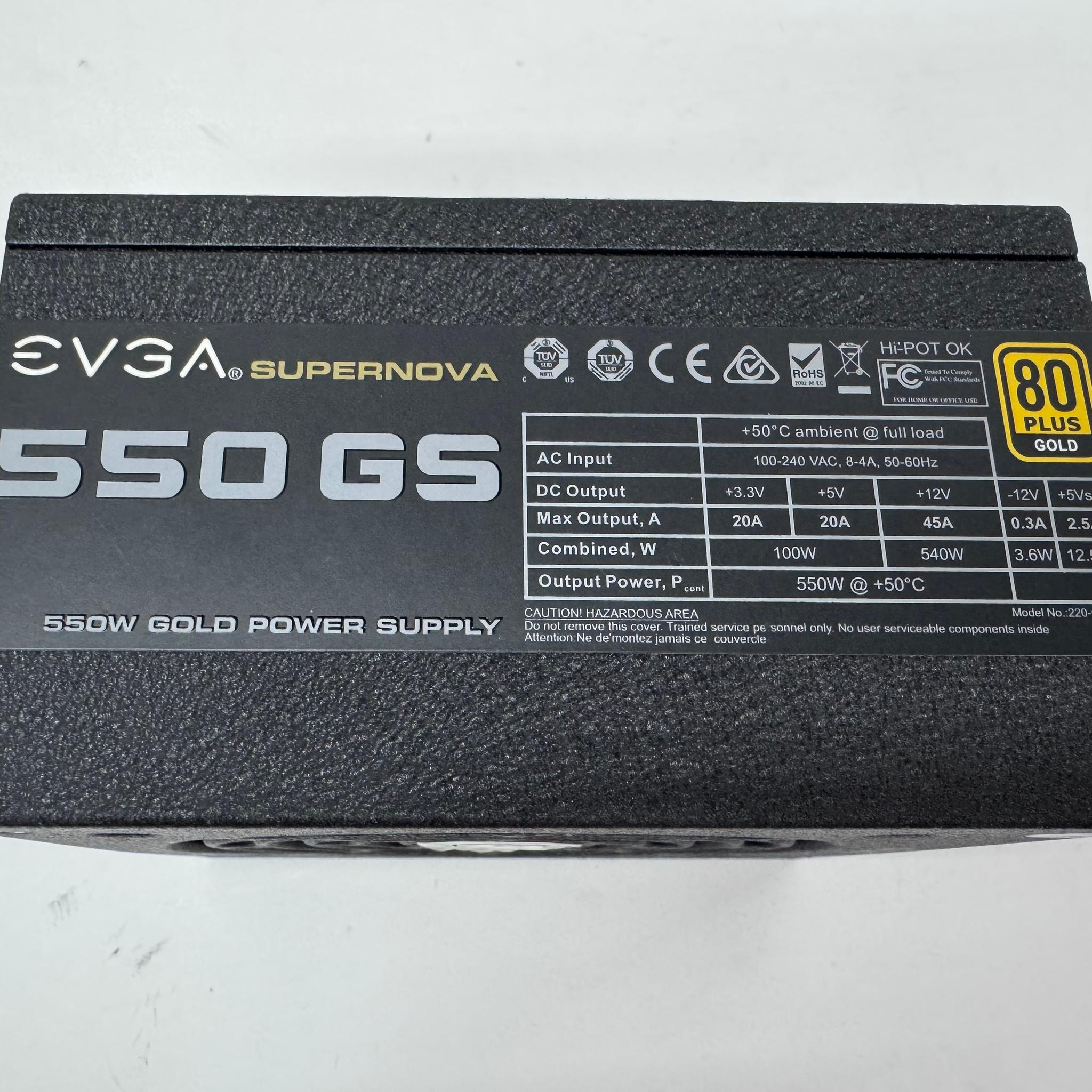 EVGA Supernova 550W GS 80 Plus Gold Full Modular Power Supply