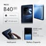 NUU B40 5G, Unlocked, Dual SIM, Dual AMOLED Display, 120Hz, 64 MP Camera, 8GB+256GB