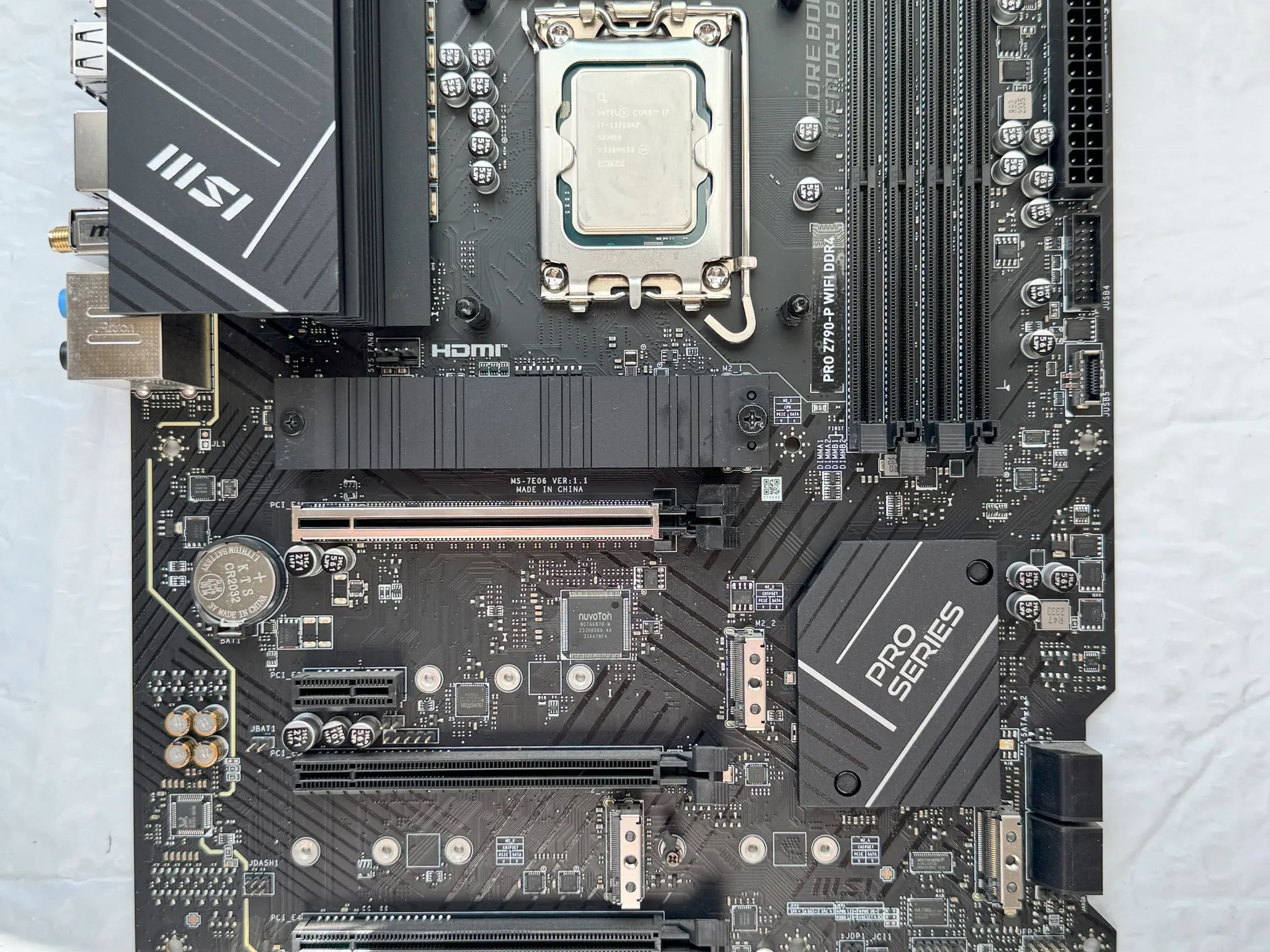 PRO Z790-P WIFI DDR4 + i7-13700kf + Kraken 280MM AIO