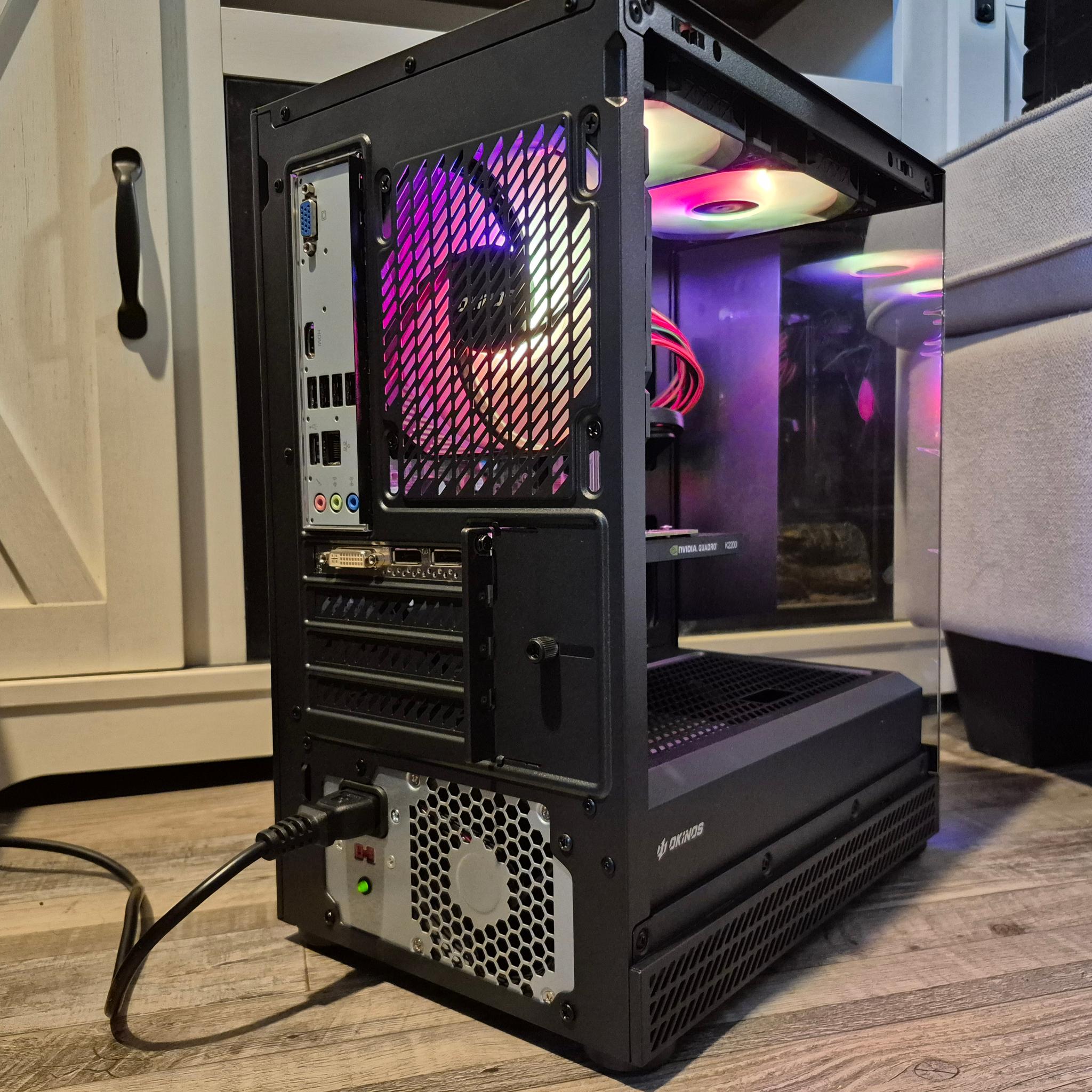 Win11 Starter PC | Fortnite/Roblox Gaming PC | i5-7400, Quadro K2200 4GB, 512GB SSD