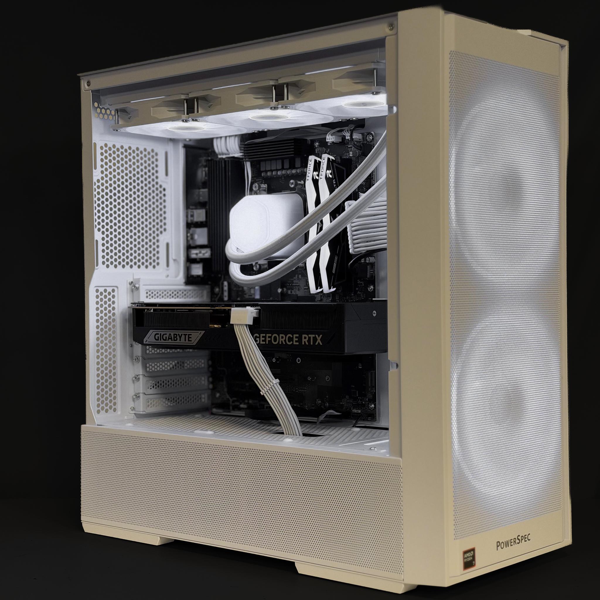 White Gaming PC - RTX 5070 Ti