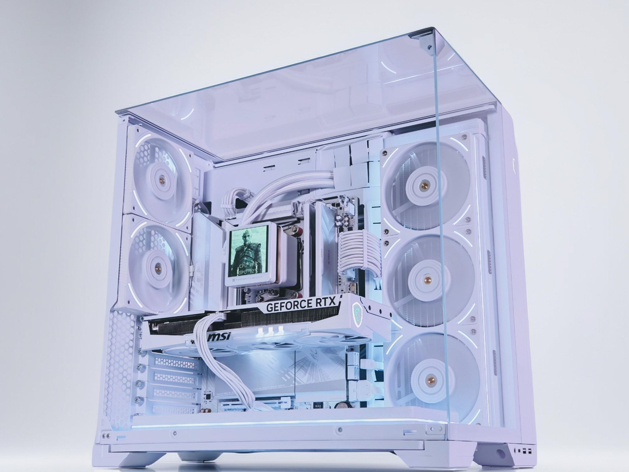 🧊👑 Night King 3🧟‍♂️🗡️ Nvidia RTX 5070 Ti 16GB❄️AMD Ryzen 7 9850X3D❄️32GB DDR5❄️2TB NVME