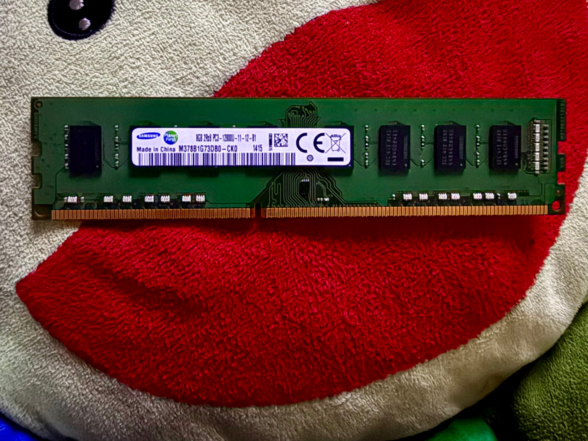 Samsung 8GB DDR3 PC3-12800U RAM