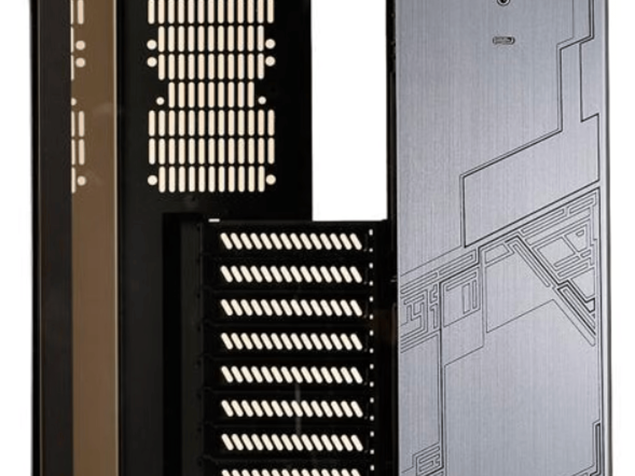 NEW LIAN LI PC-O11 WGX ROG Certified Edition Computer Case (Black Aluminum, Steel & Tempered Glass)