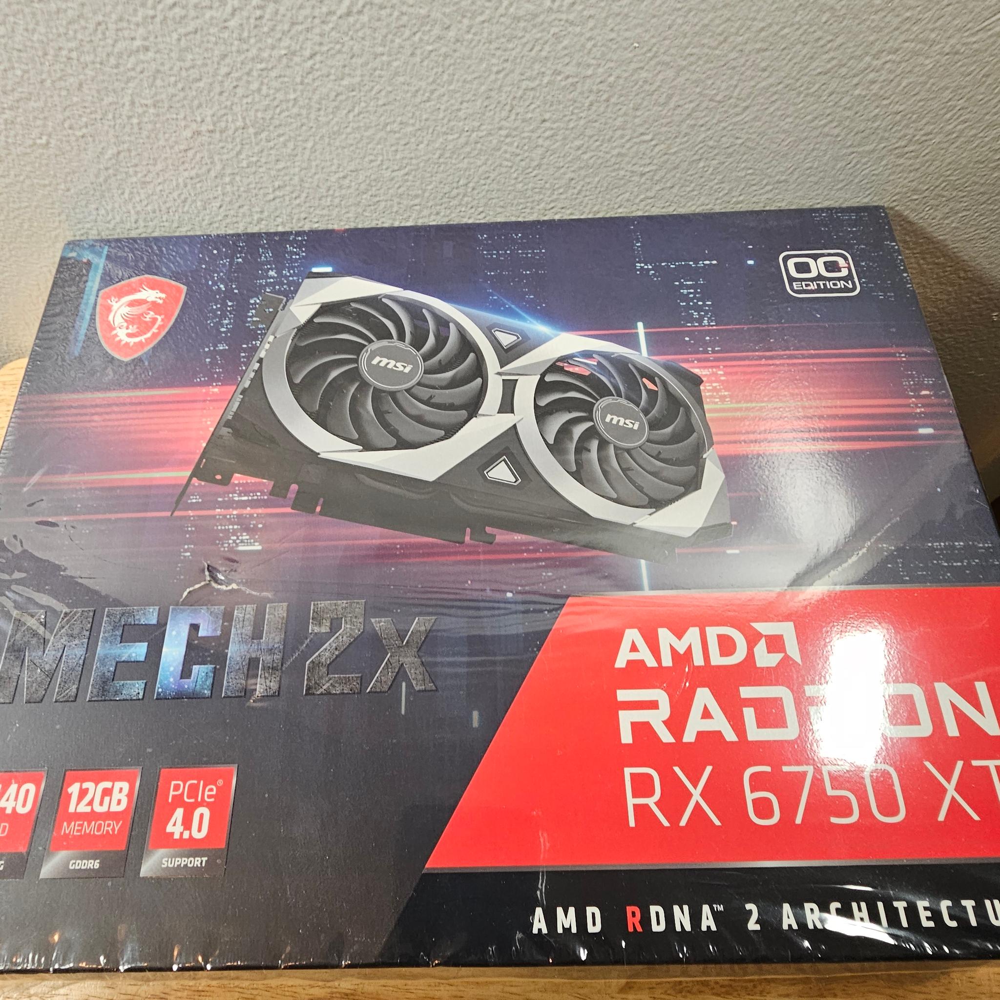 *Brand New** MSI MECH 2X OC Radeon RX 6750 XT