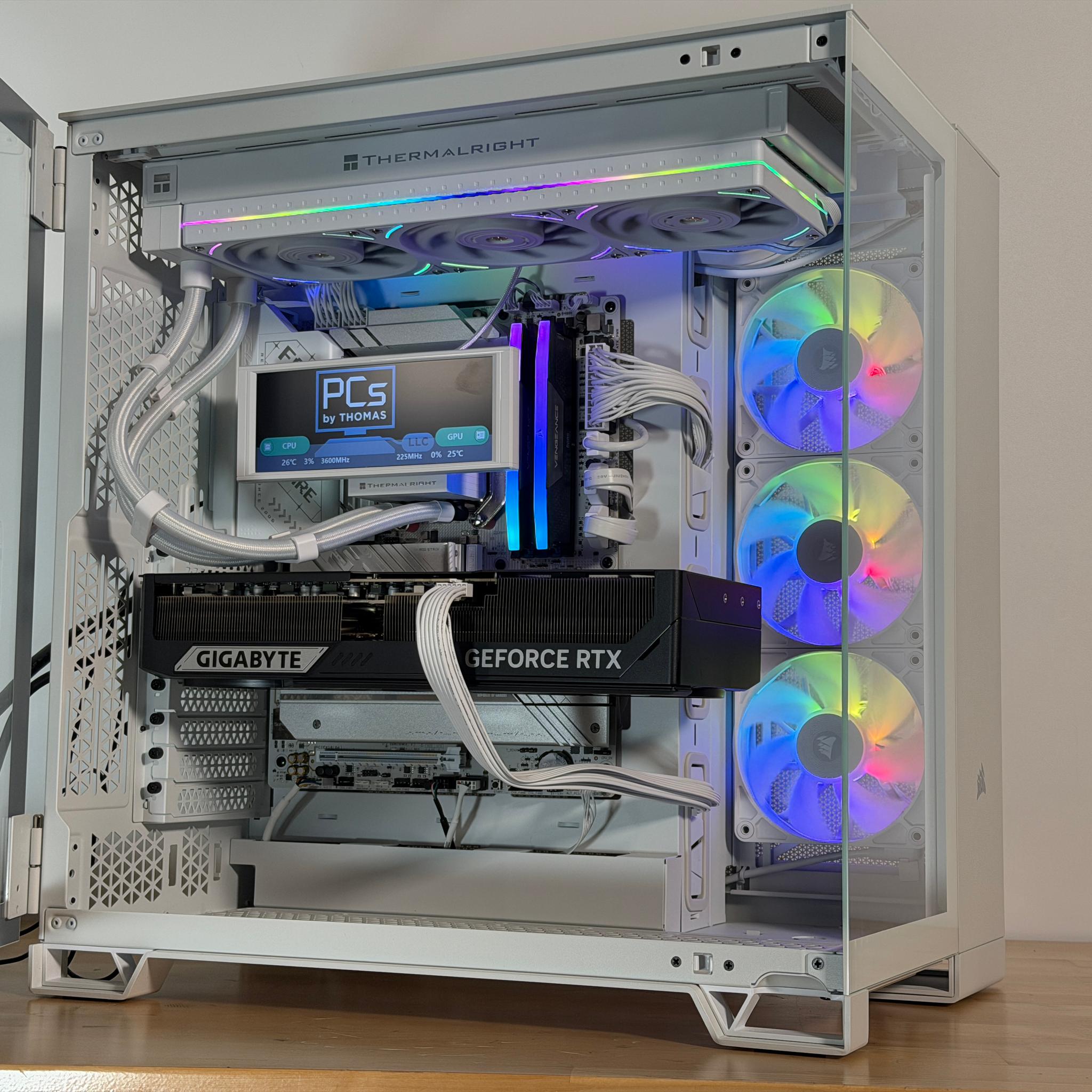 RTX 5090 Ryzen 7 9800x3d Battlestation 96gb DDR5 4TB NVME