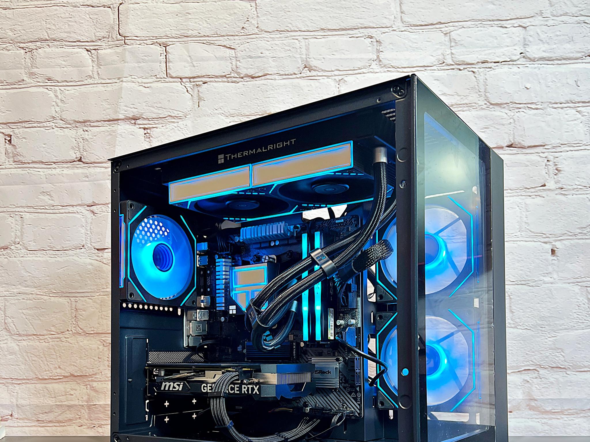 Liquid Cooled RTX 4060 Ryzen 5 5500 16GB RAM 1TB M.2 Gaming PC