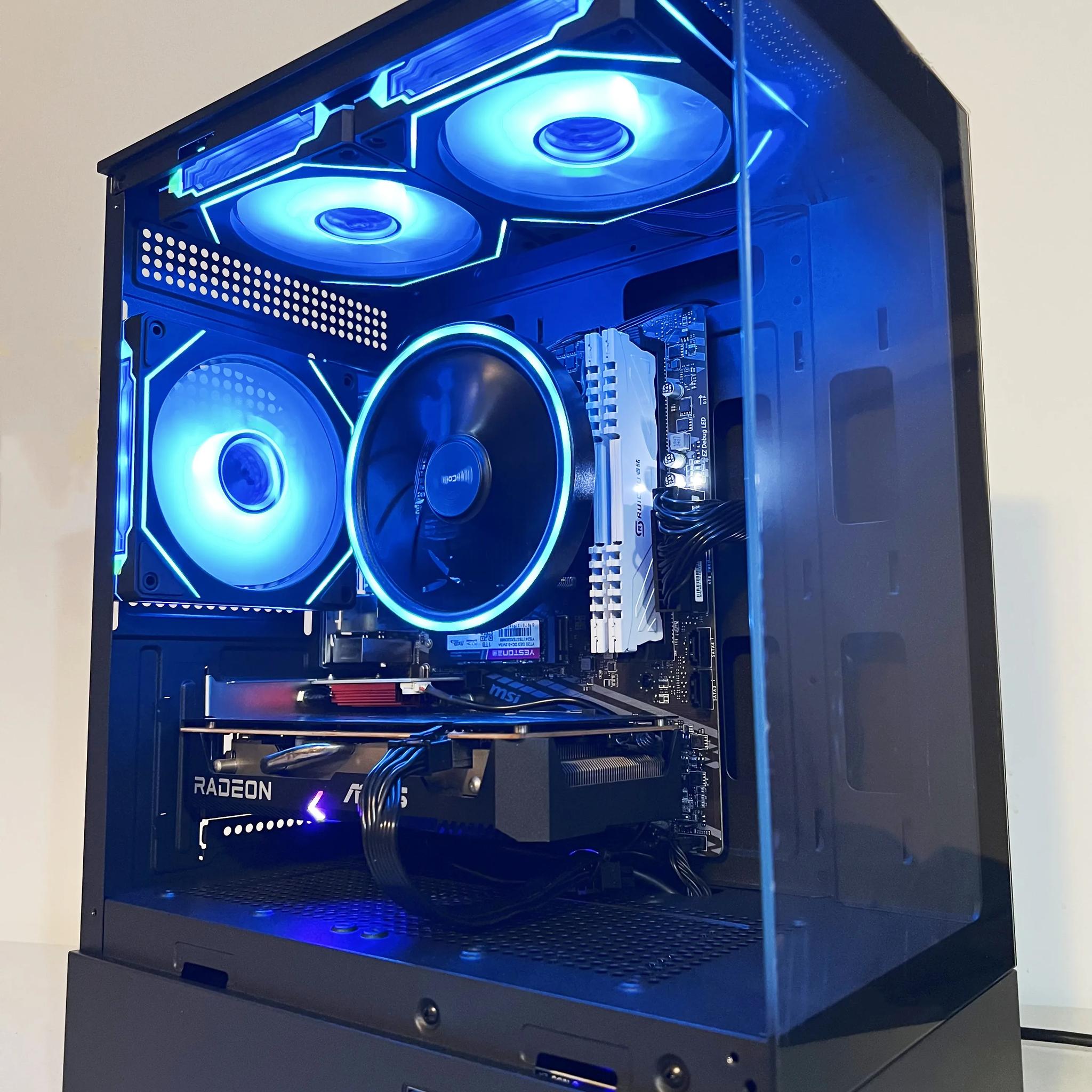 *For Sale* R5-4500 | RX6500XT | 1TB M.2 | 16GB RAM | WIFI|ARGB Fans - DepxTech Pre-Built PC