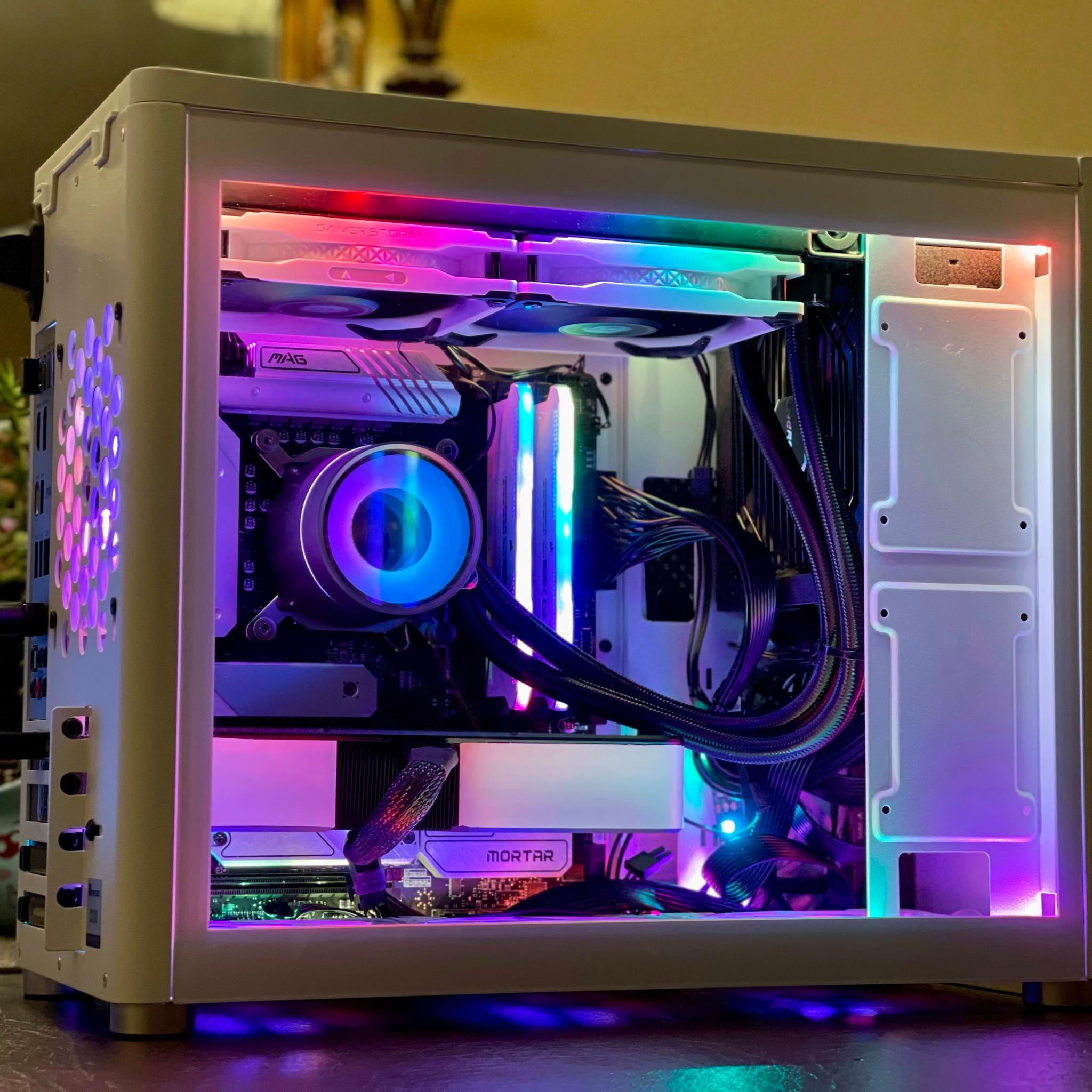 Stay Frosty ❄️ RTX 3070 FE, Intel 12600K, 32GB 3600, 1TB nvMe, MAG Mortar, Wifi 6