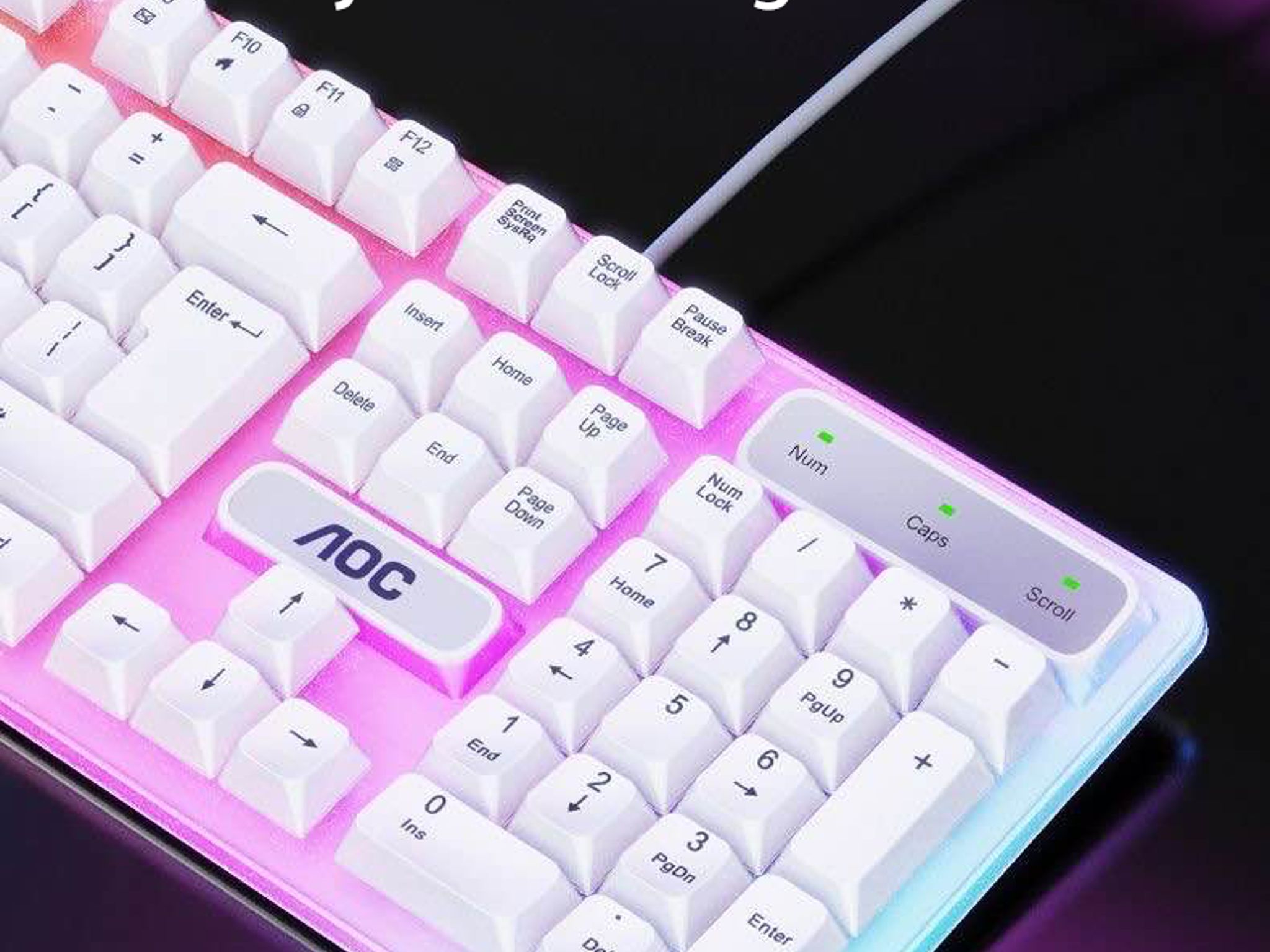 🔥 Deal 🔥AOC KM100 RGB Keyboard & mouse bundle