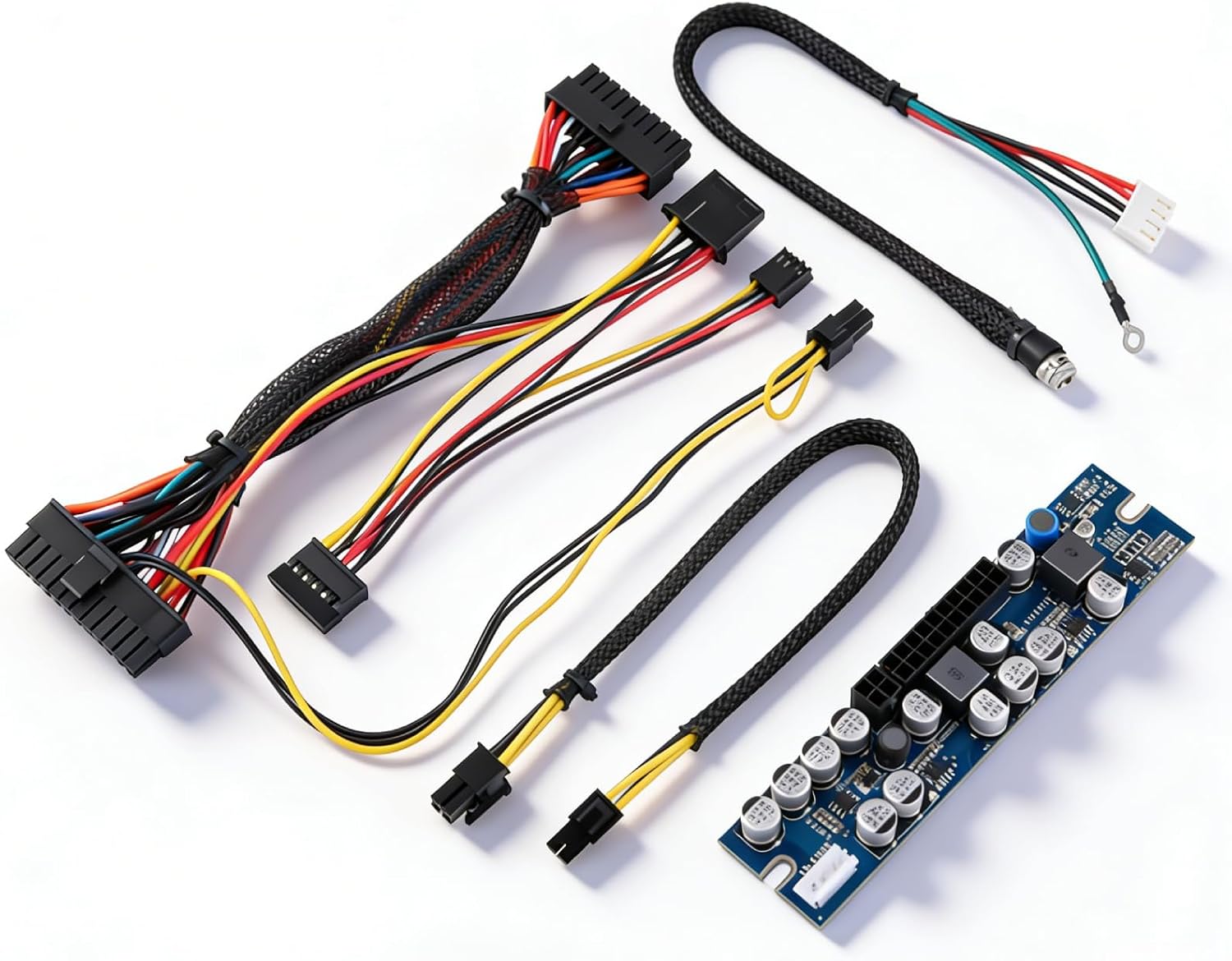 Power Supply Module 24 Pin DC 12V 300W PC PSU Computer Power Supply Module Connect AUX SATA Cable