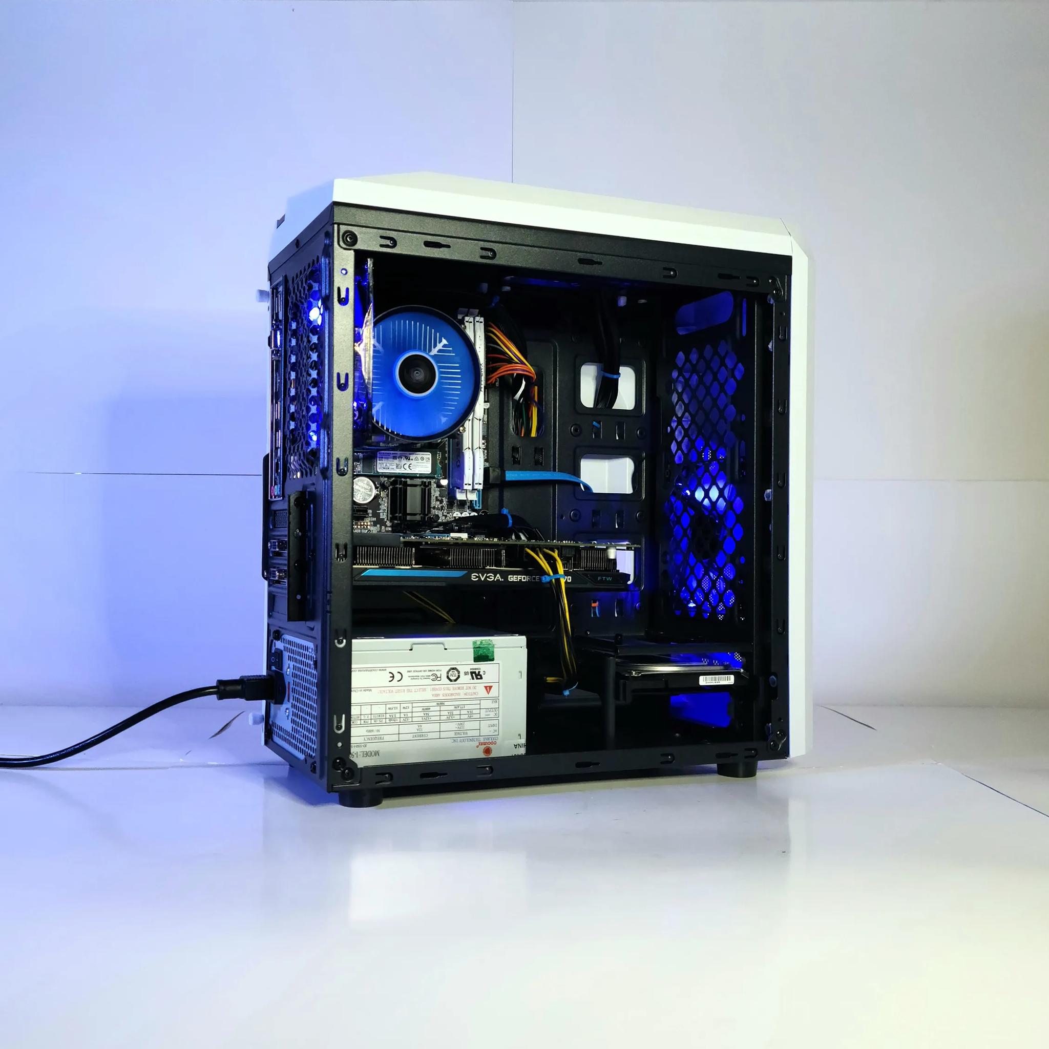 WTX7 Gaming PC Custom i5 Windows 10 Pro GTX 970 800GB Desktop Powerstation
