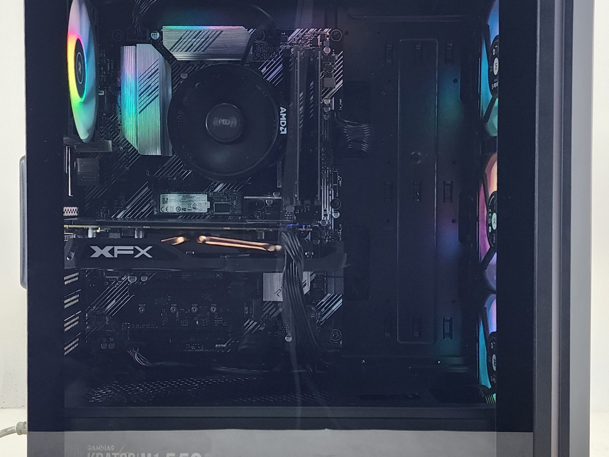 Gaming PC Ryzen 5 5500 16GB RAM 256GB SSD RX 580 8GB Windows 11