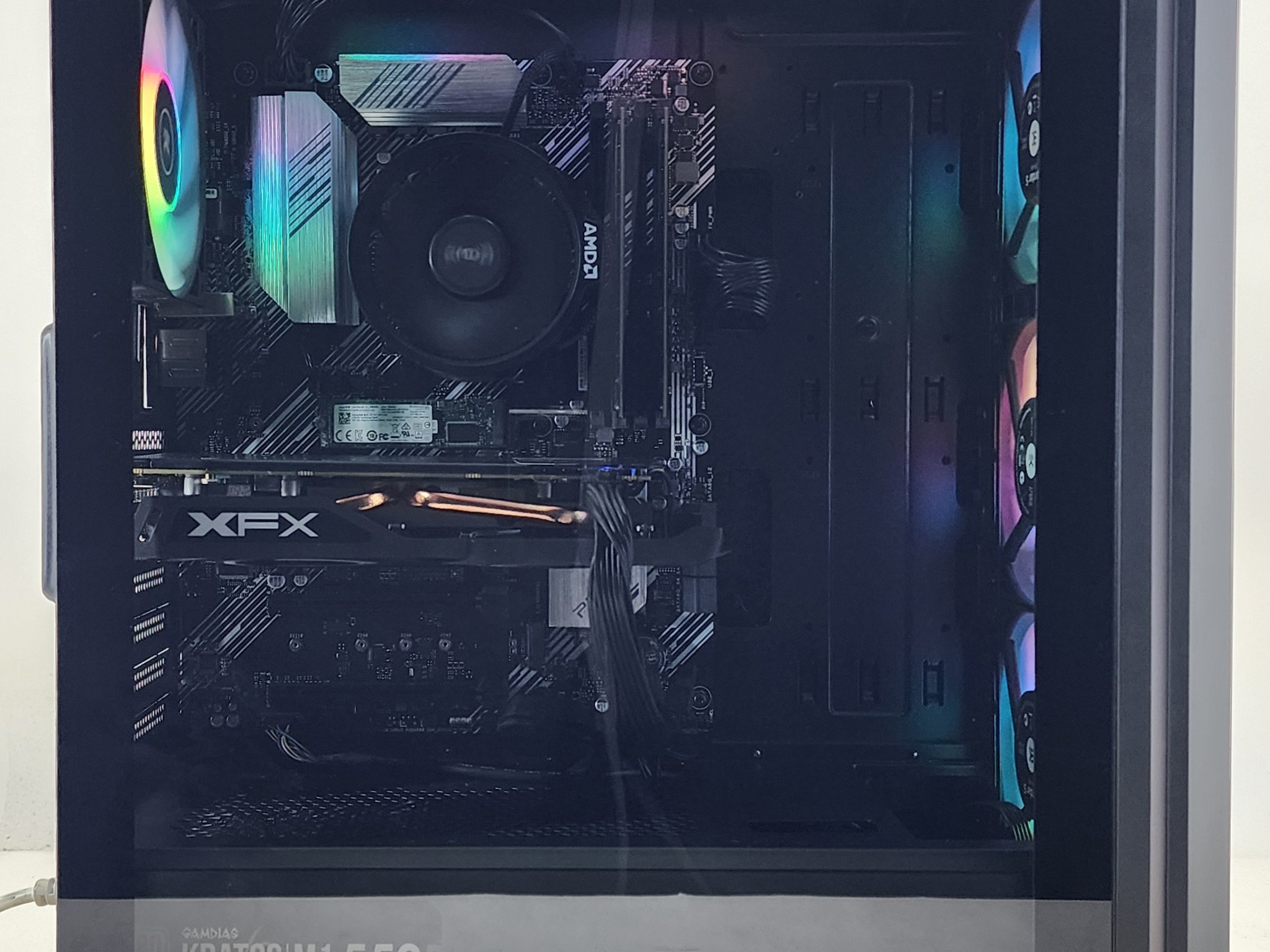 Gaming PC Ryzen 5 5500 16GB RAM 256GB SSD RX 580 8GB Windows 11 Computer