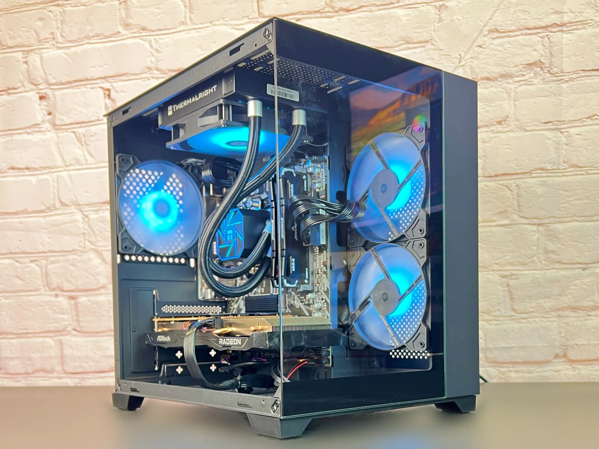 Liquid Cooled Ryzen 5 3600 RX 6600 16GB RAM 1TB M.2 Gaming/Streaming PC