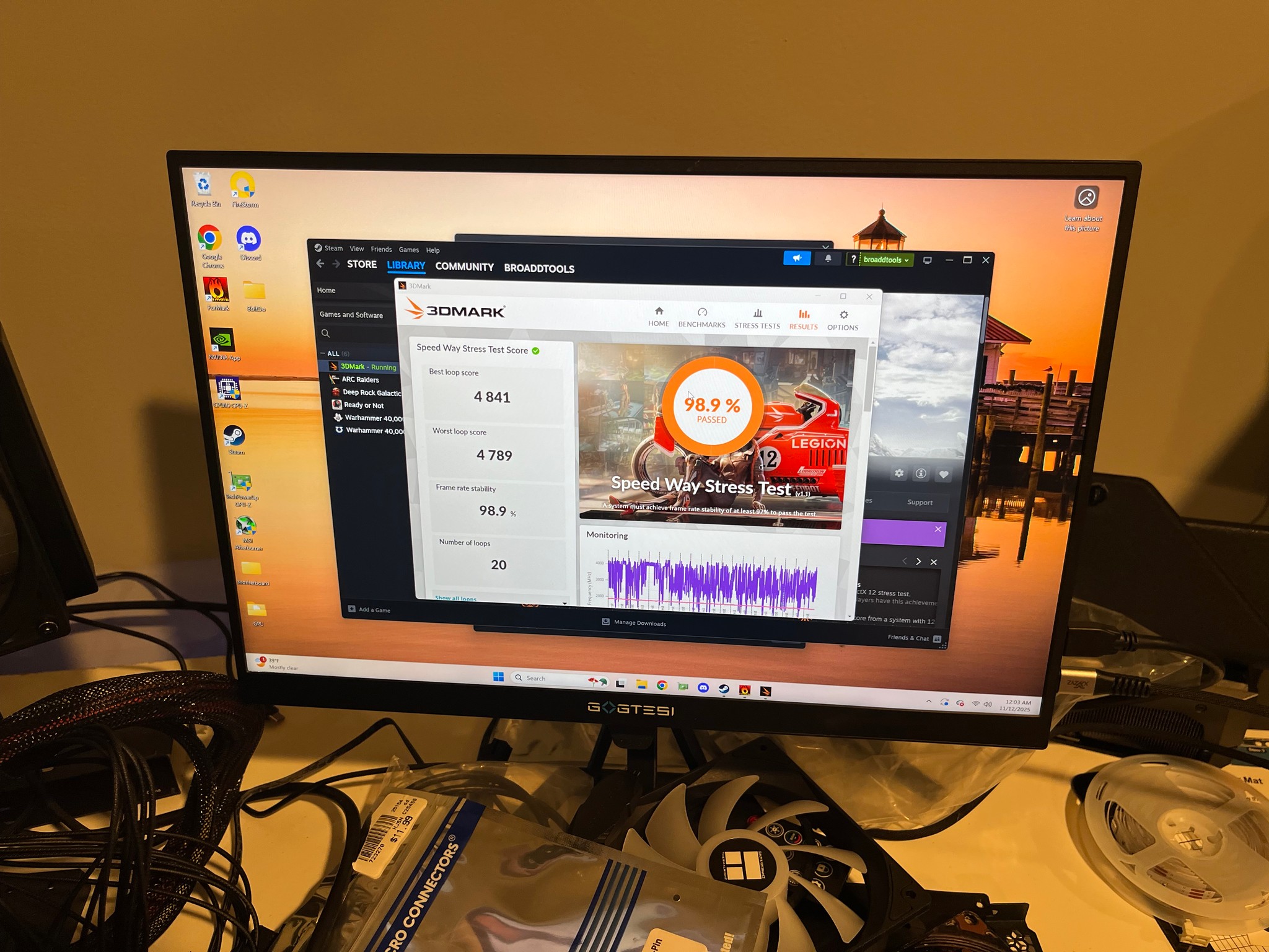 GRIMDARK GeForce RTX 3080 10GB w/ Warhammer 40K Action Figure - Custom Watercooled - UNIQUE