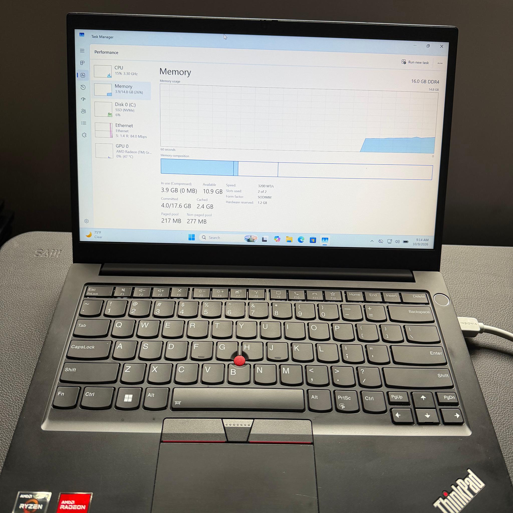 Lenovo ThinkPad E14 Gen 4 | Ryzen 5 | 16GB RAM | 256GB SSD | Windows 11