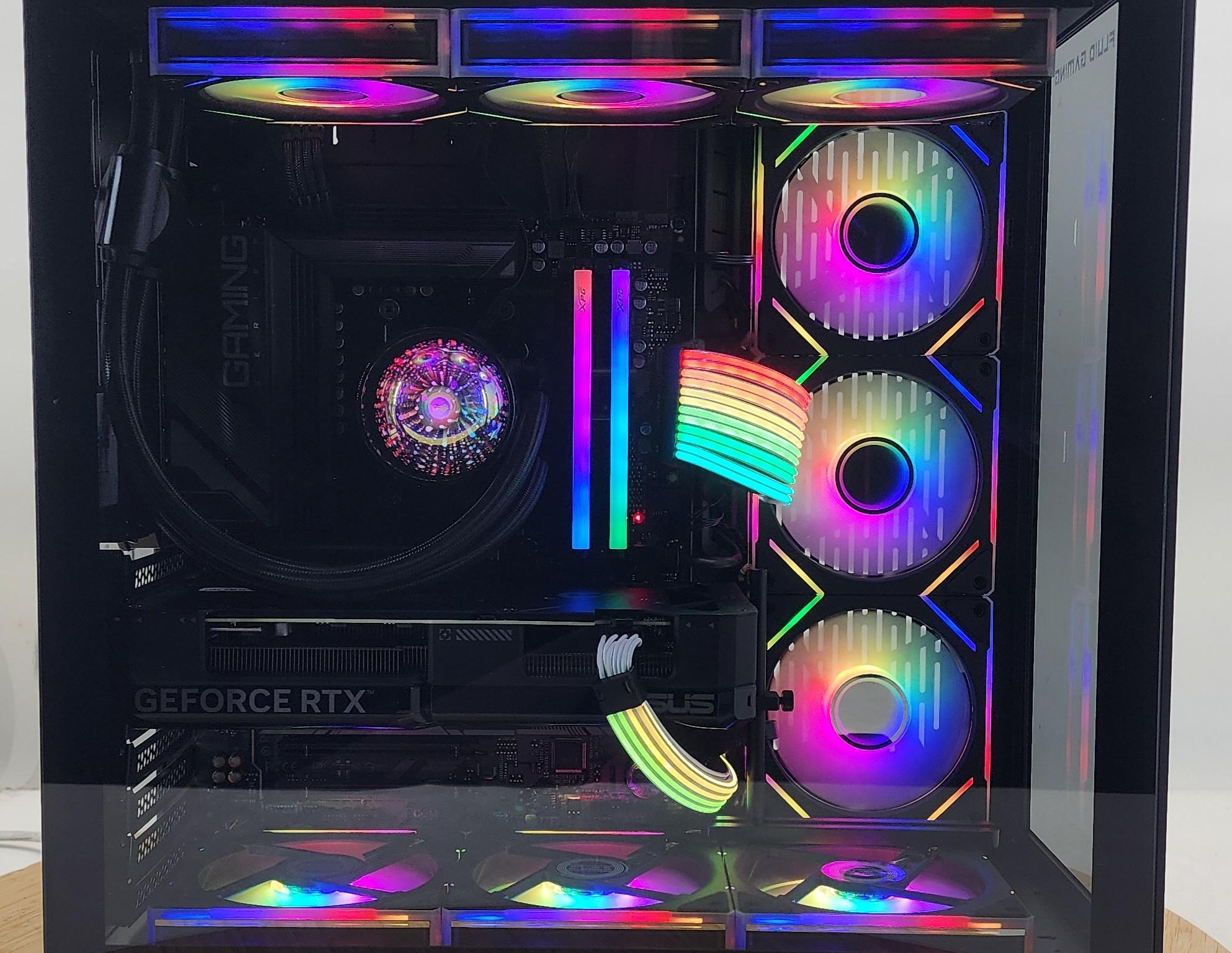 Gaming PC Ryzen 7 7700X 32GB RAM 1TB SSD RTX 4070 12GB Windows 11 Computer