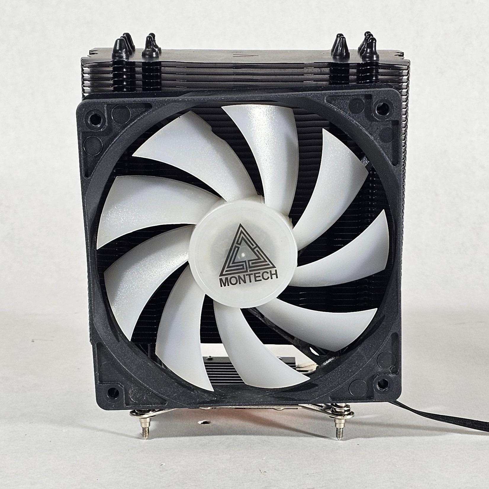 Black CPU Cooler with RGB Fan Intel LGA1700