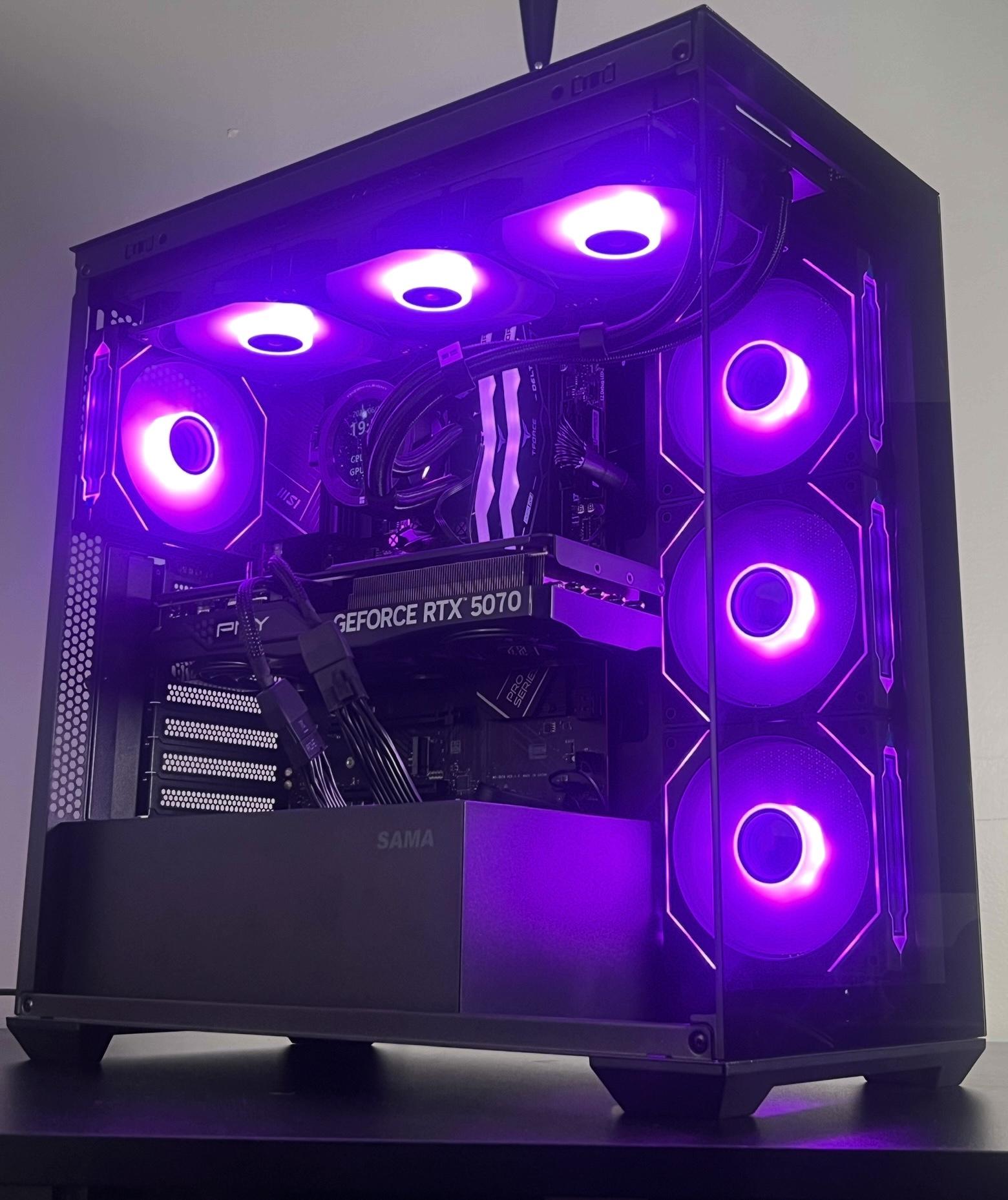 Brand New | 5070 | 7800X3D | 32GB DDR5 | 2TB NVME | LCD Screen | 360MM AIO