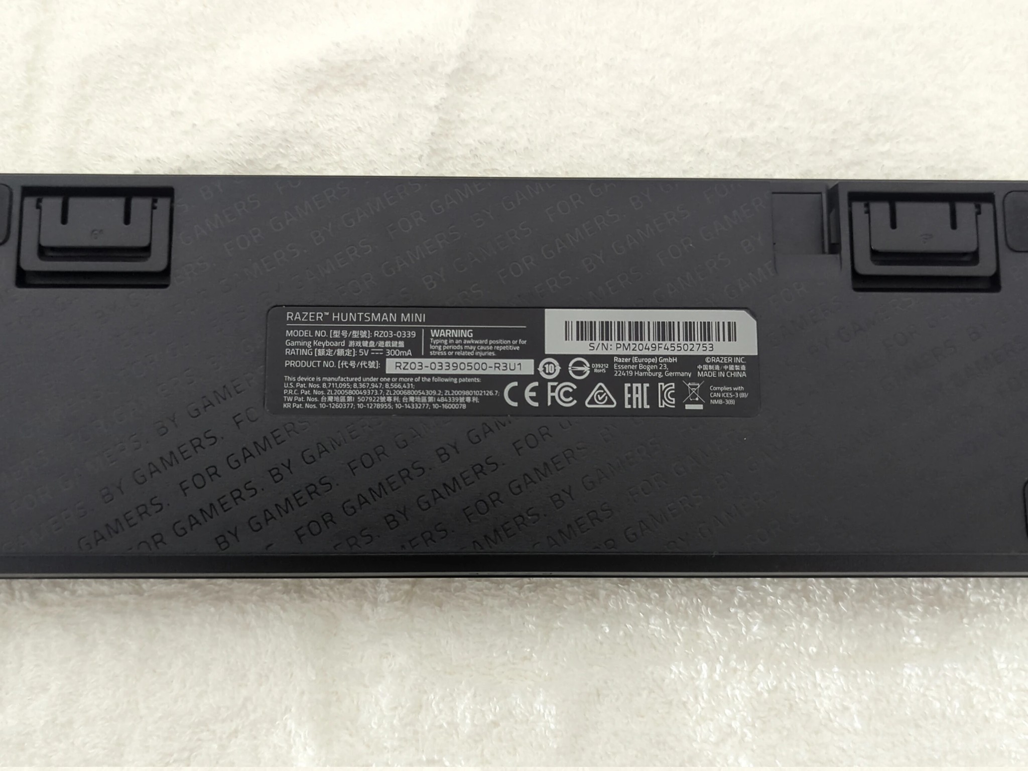 Razer Huntsman Mini RGB mechanical keyboard in excellent condition and barely used!