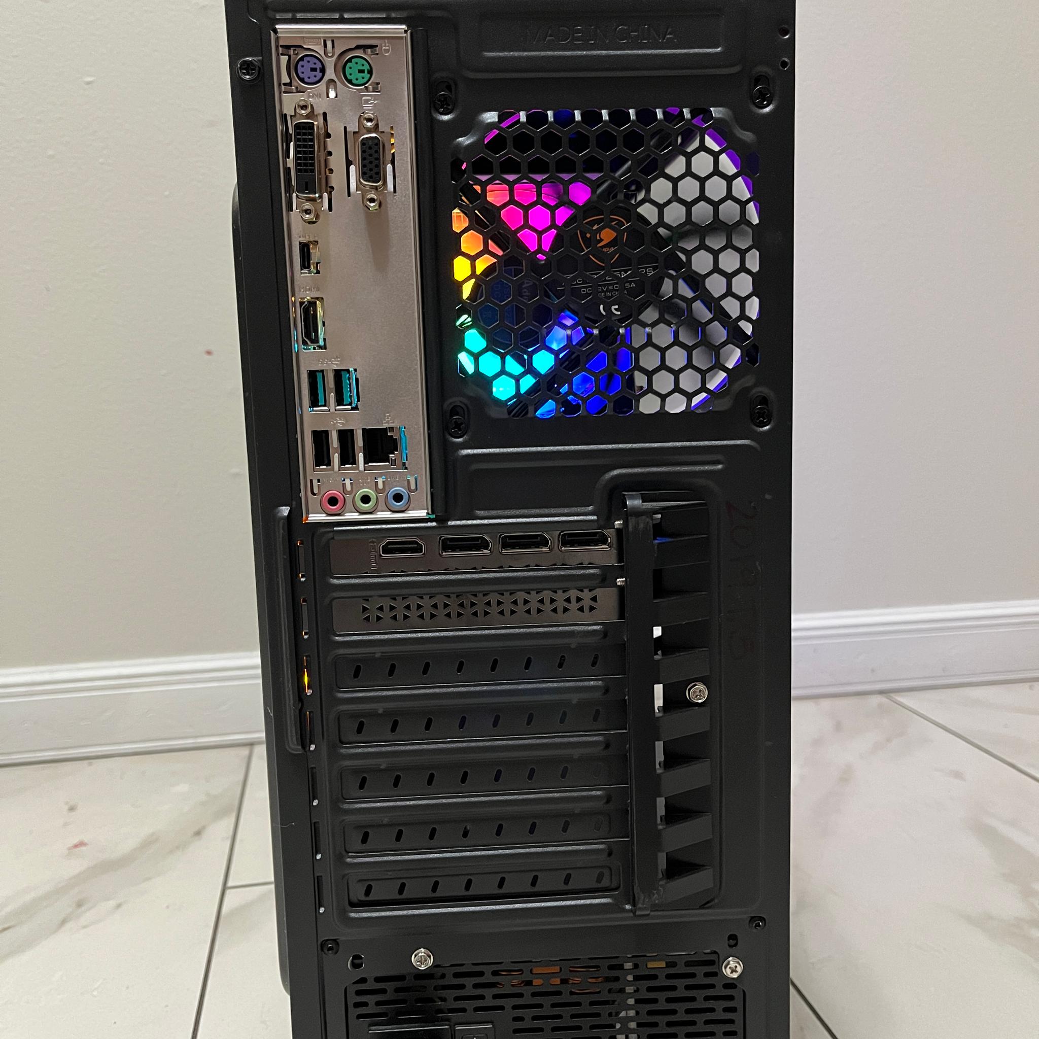 NVIDIA RTX 5060 Ti, Intel Core i9-9900k, 16GB RAM, 1TB SSD - High FPS Gaming PC w/ Wi-Fi & BT