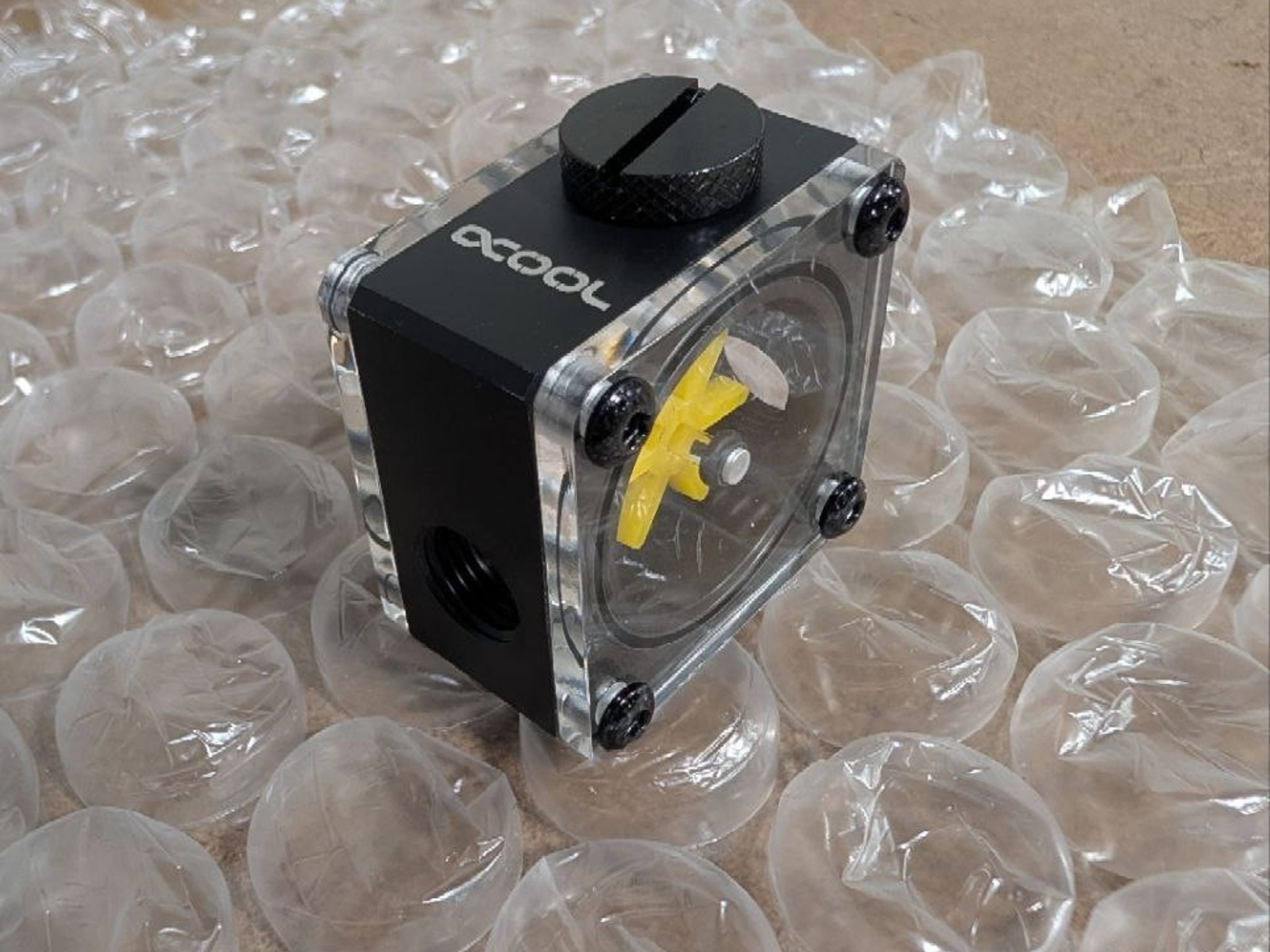 Alphacool Eisfluegel G1/4 Square Flow Meter - Acetal (17350)