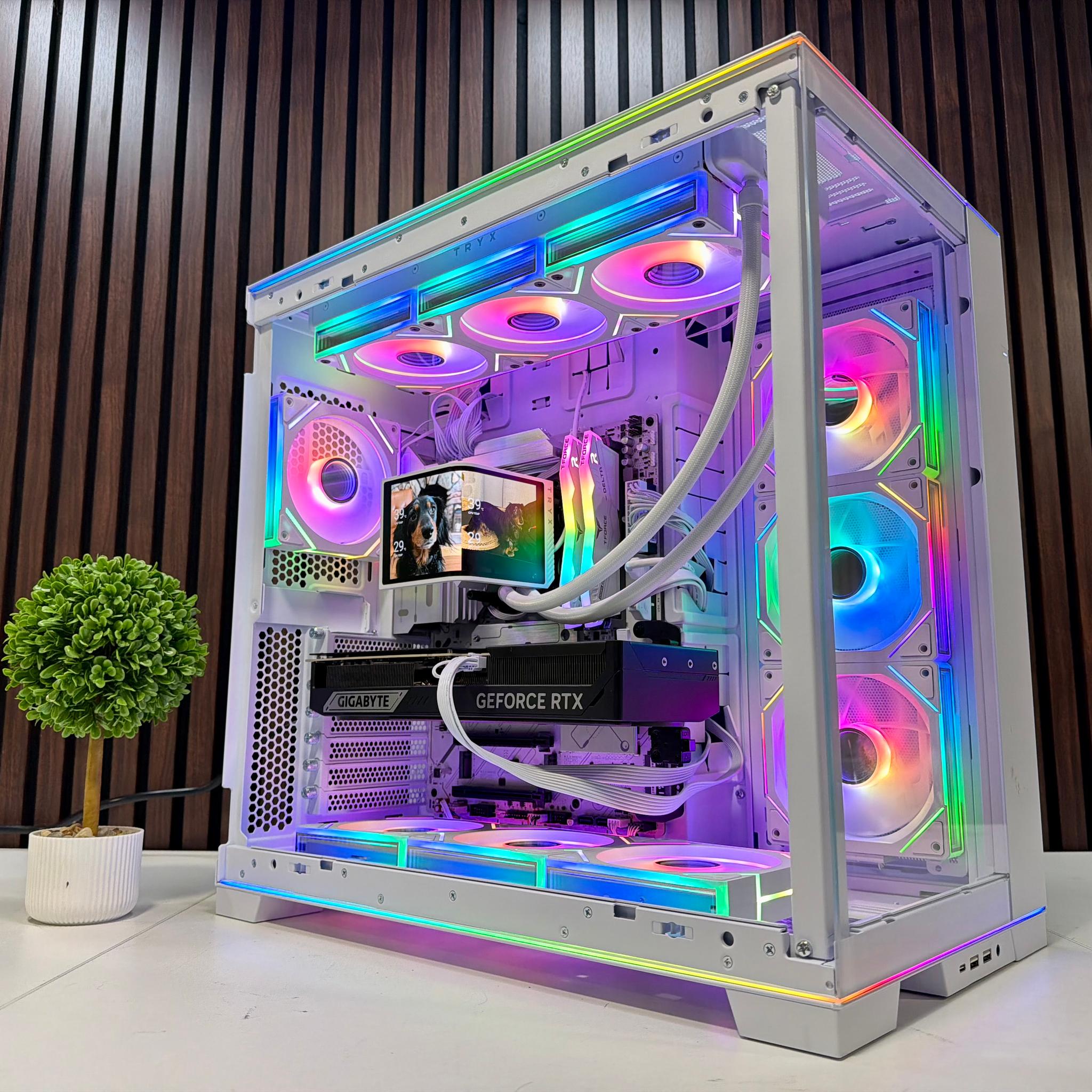 RTX 5070 TI | Ryzen 9800X3D | 64GB DDR5 | 2TB M.2 | 1000 Watt Gold PSU | Tryx LCD AIO