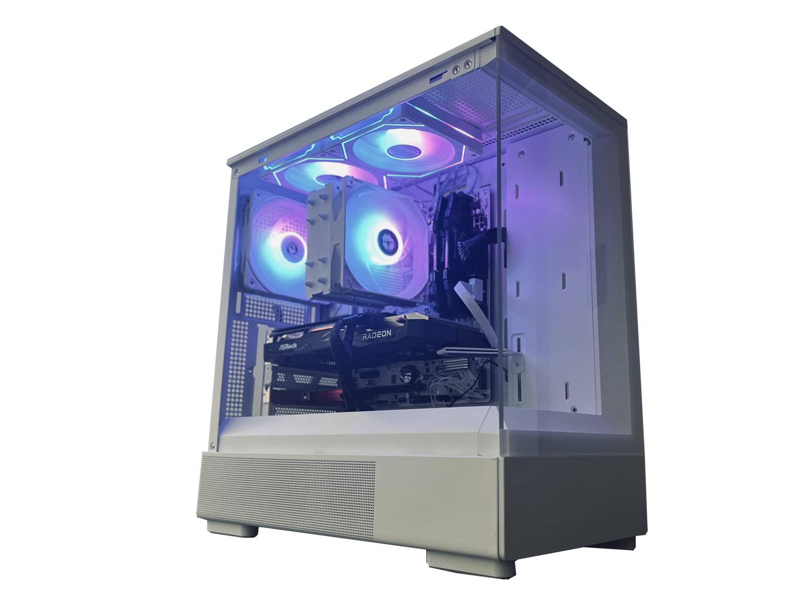 ALL WHITE ESPORTS BUILD - RX7600 - 5600x - 32GB RAM - 1TB SSD