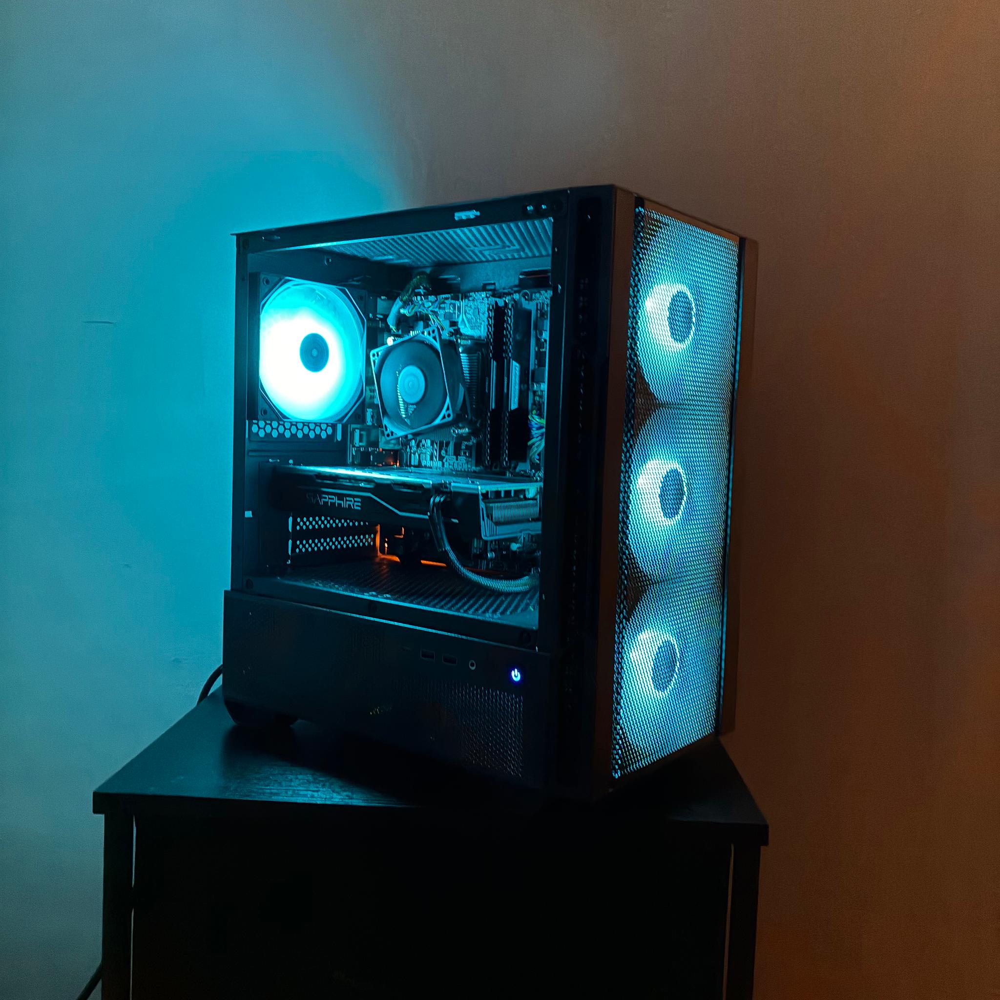Budget Gaming PC | RX 580 8G | Intel i5-7400 | 1TB Storage | 16GB Ram | 500w PSU