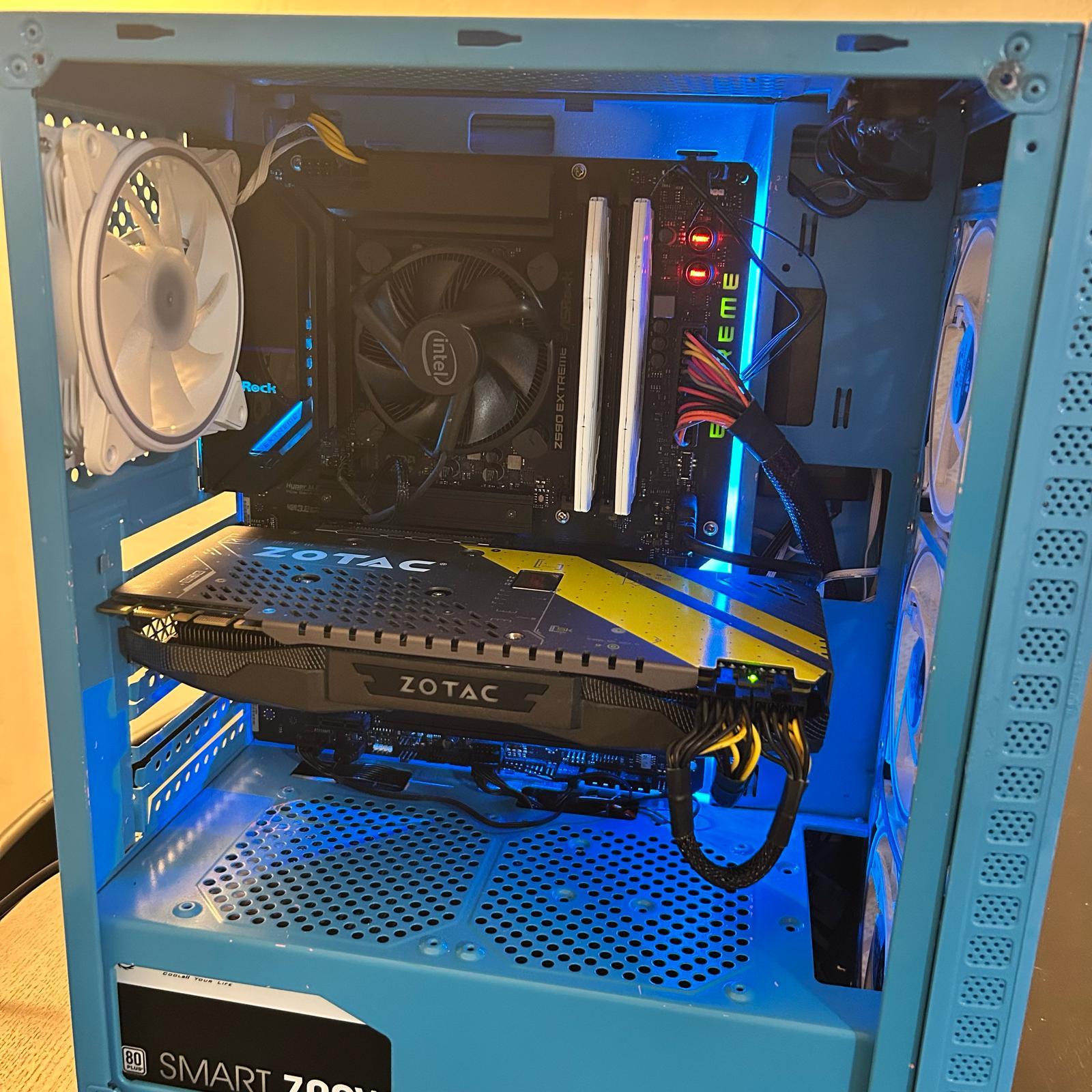 Gaming PC - GTX 1080, i3-10105F, 32GB DDR4, 1TB M.2 SSD, ARGB, WiFi, BLUETOOTH, WINDOWS 11