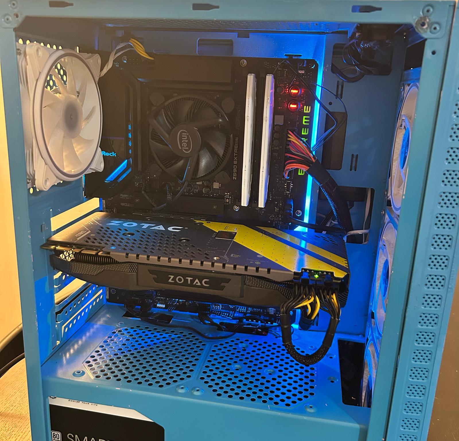 Gaming PC - GTX 1080, i3-10105F, 32GB DDR4, 1TB M.2 SSD, ARGB, WiFi, BLUETOOTH, WINDOWS 11