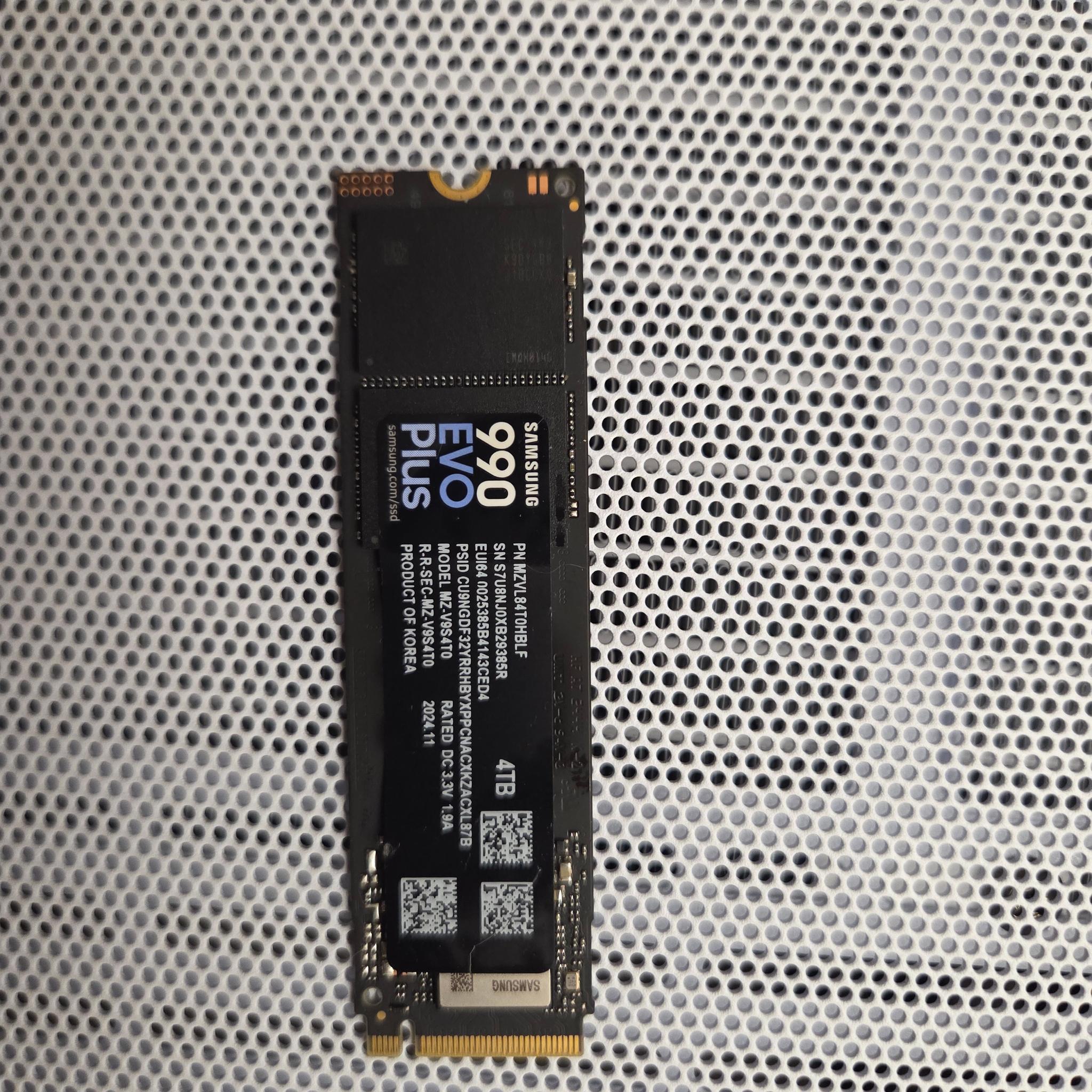 SAMSUNG 990 EVO PLUS 4TB NVME
