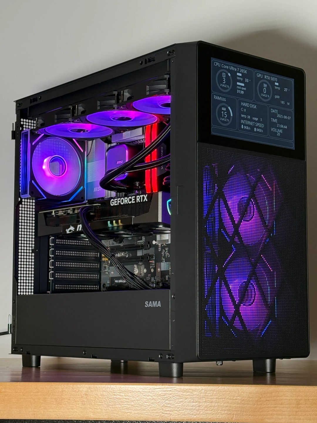 RTX 5070 Intel Core Ultra 7 265k Gaming PC | Jawa