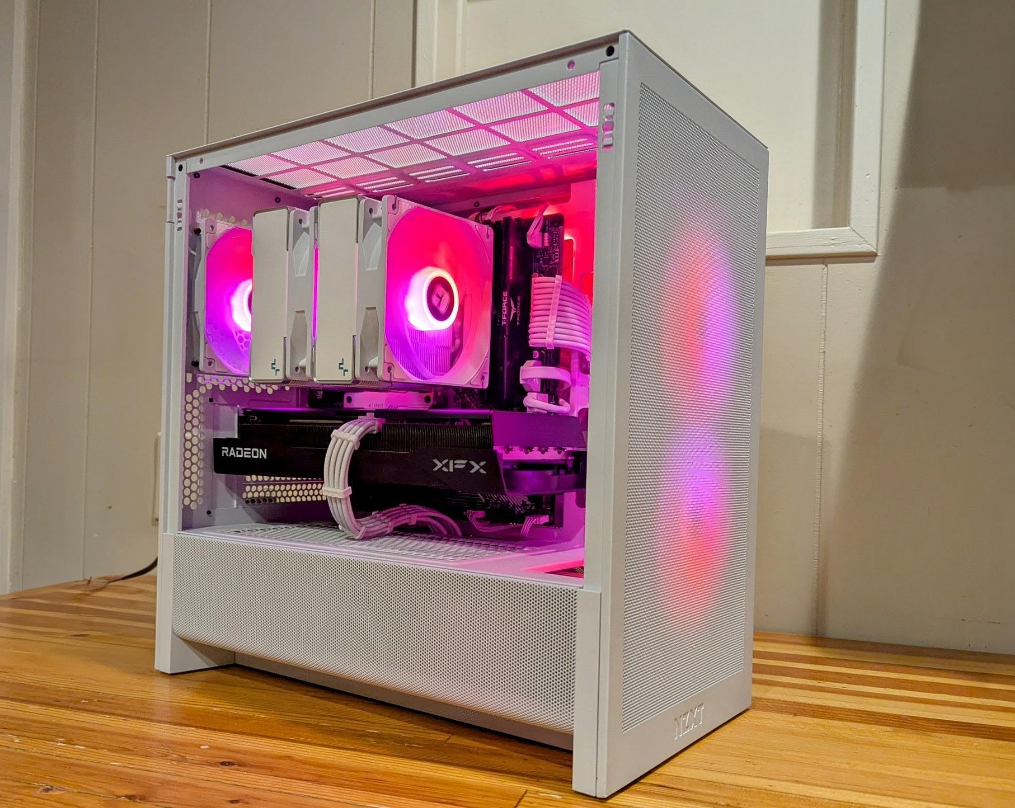 ⚫⚪ Ryzen 5 9600X | RX 9060 XT 16GB | 32GB DDR5 | Black & White ⚪⚫