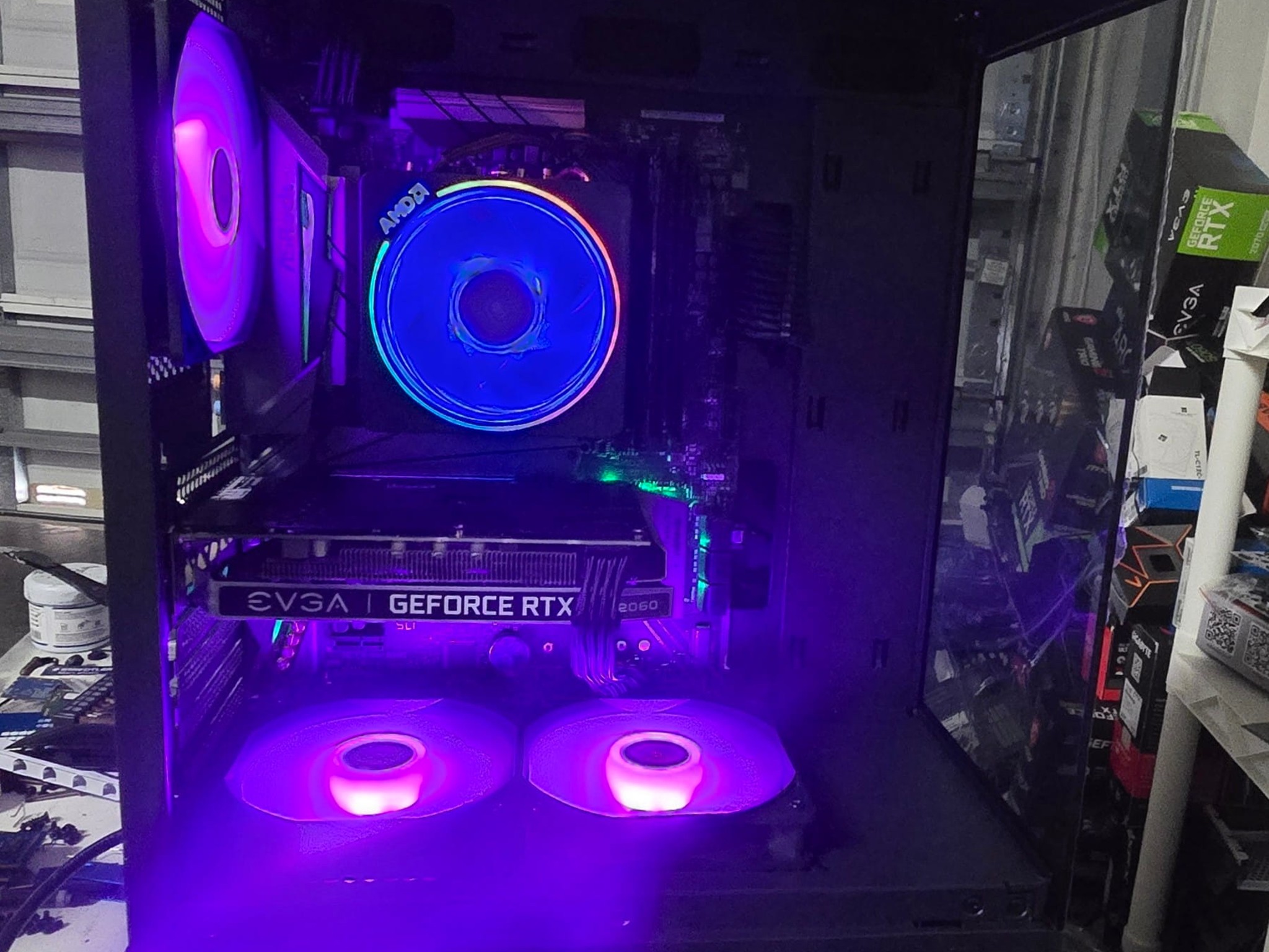 🔥 RTX 2060 Gaming PC – Ryzen 5 2600 | 16GB RAM | 512gb SSD | RGB Build 🔥