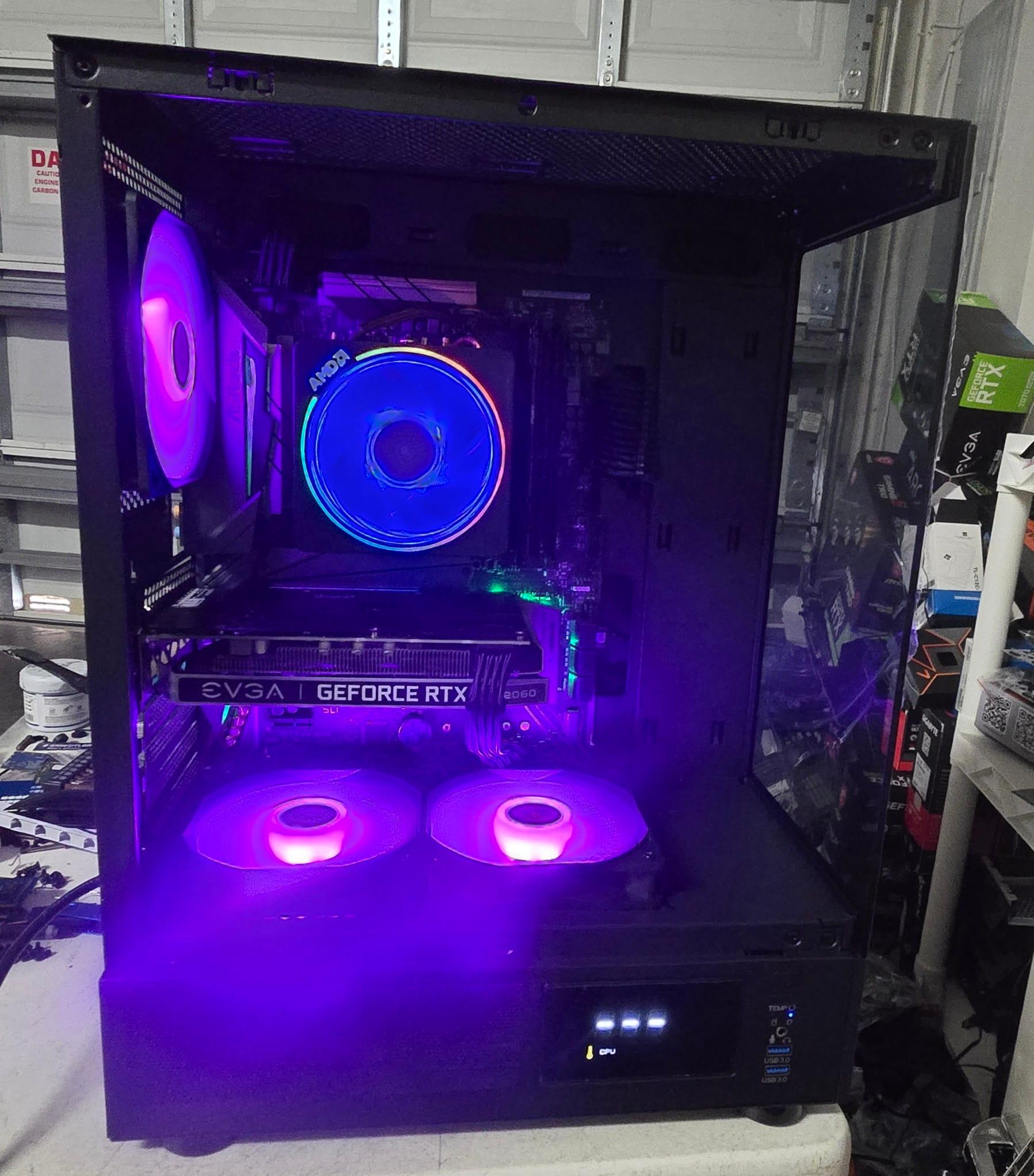 🔥 RTX 2060 Gaming PC – Ryzen 5 2600 | 16GB RAM | 512gb SSD | RGB Build 🔥