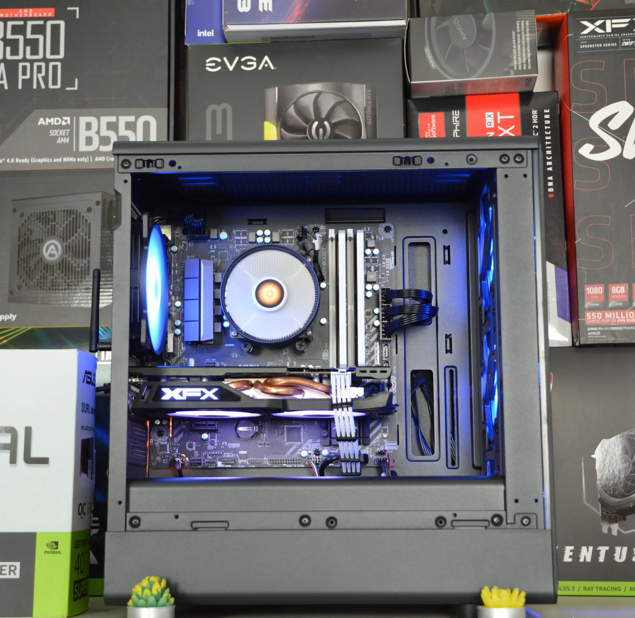 🏙️ BUDGET GAMING PC🏙️| RX 480 8GB | RYZEN 5 1500X | 16GB DDR4 RAM | 512GB NVME SSD | Blue Skies |