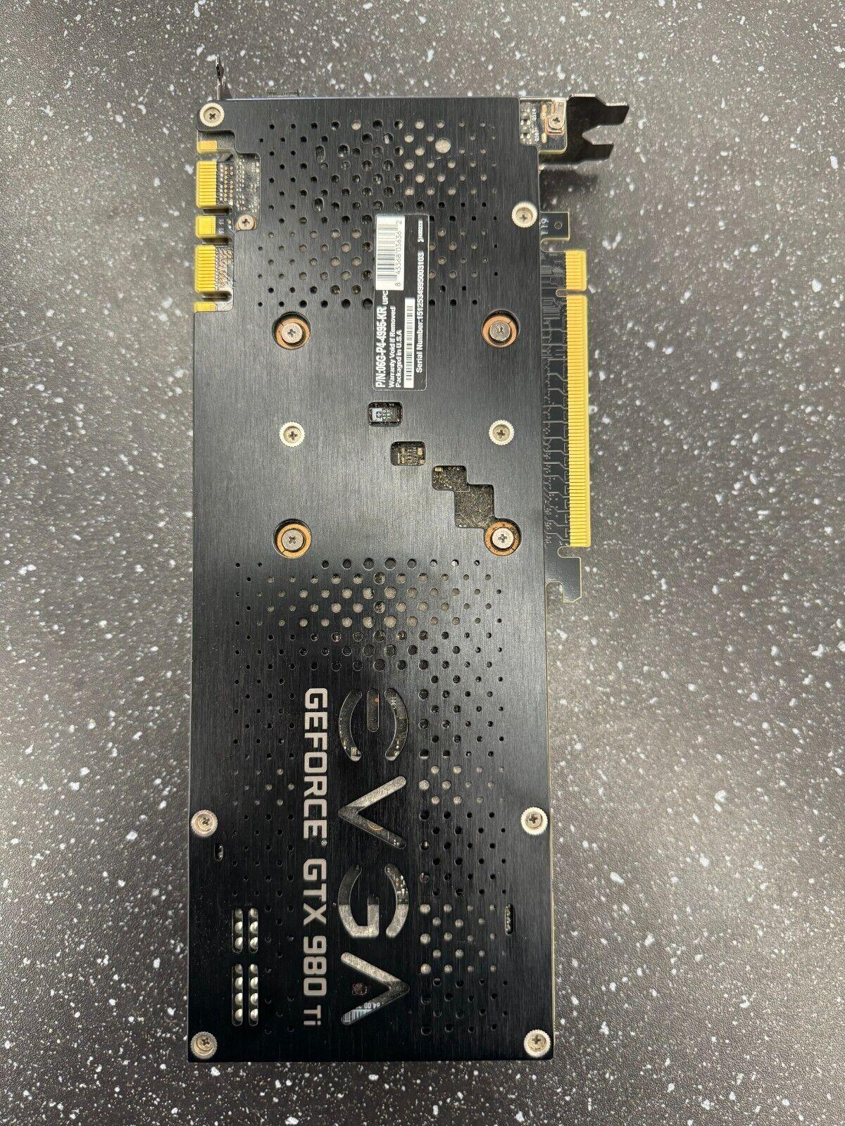 EVGA GeForce GTX 980 Ti SC 6GB GDDR5 Graphics Card - DisplayPort, HDMI, DVI