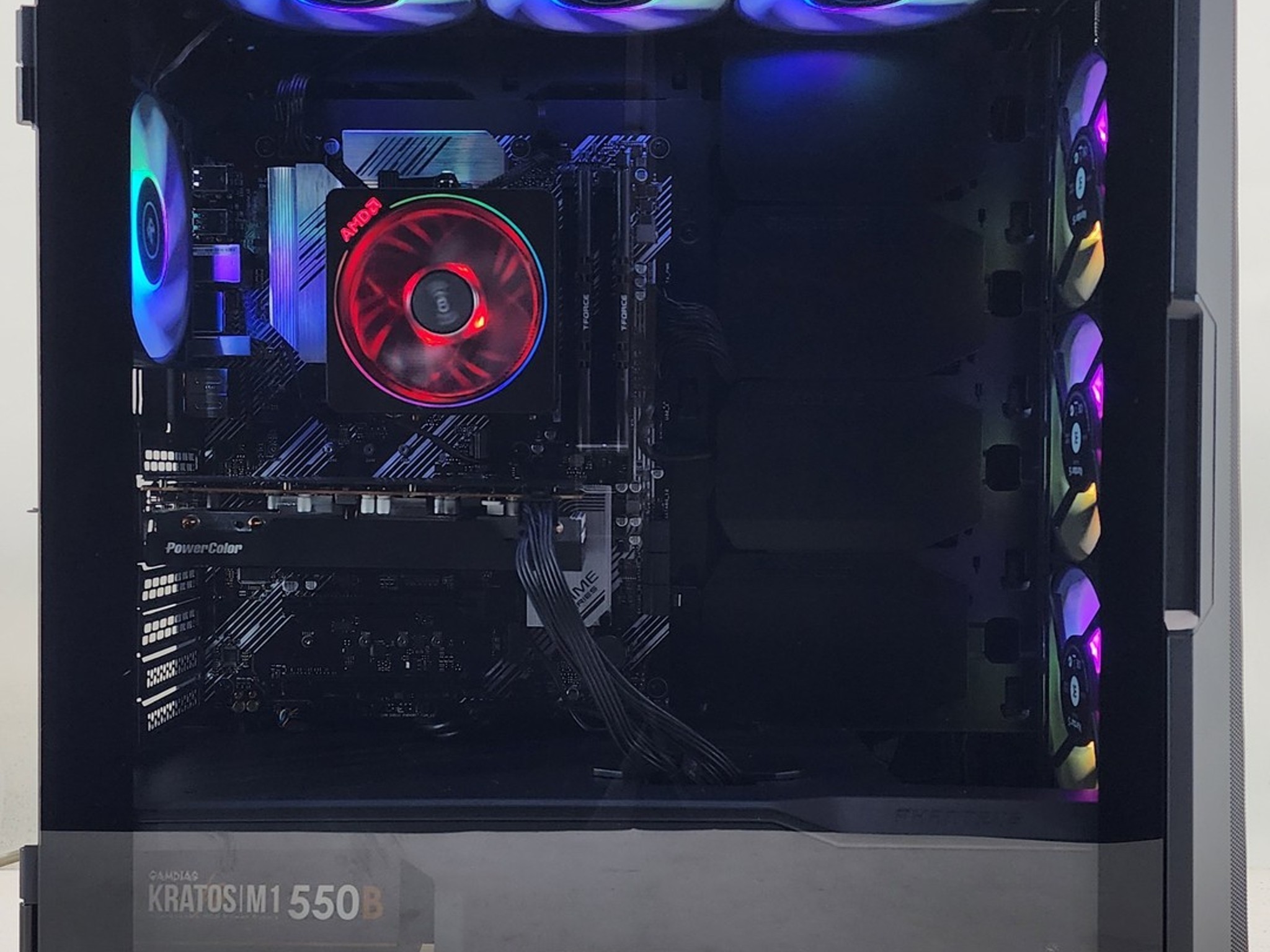 Gaming PC Ryzen 5 5500 16GB RAM 1TB SSD RX 7600 8GB Windows 11 Computer