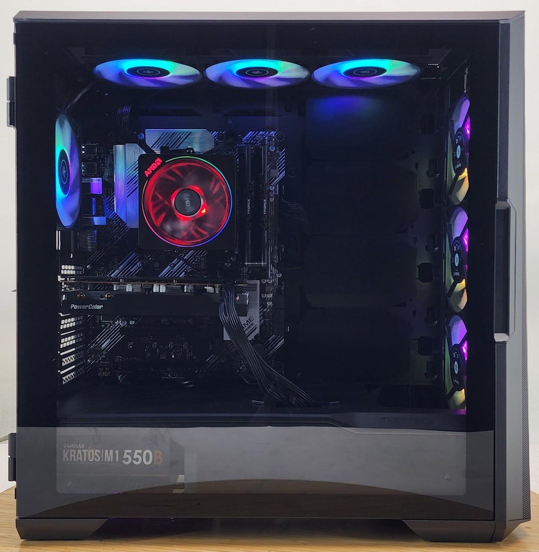 Gaming PC Ryzen 5 5500 16GB RAM 1TB SSD RX 7600 8GB Windows 11 Computer