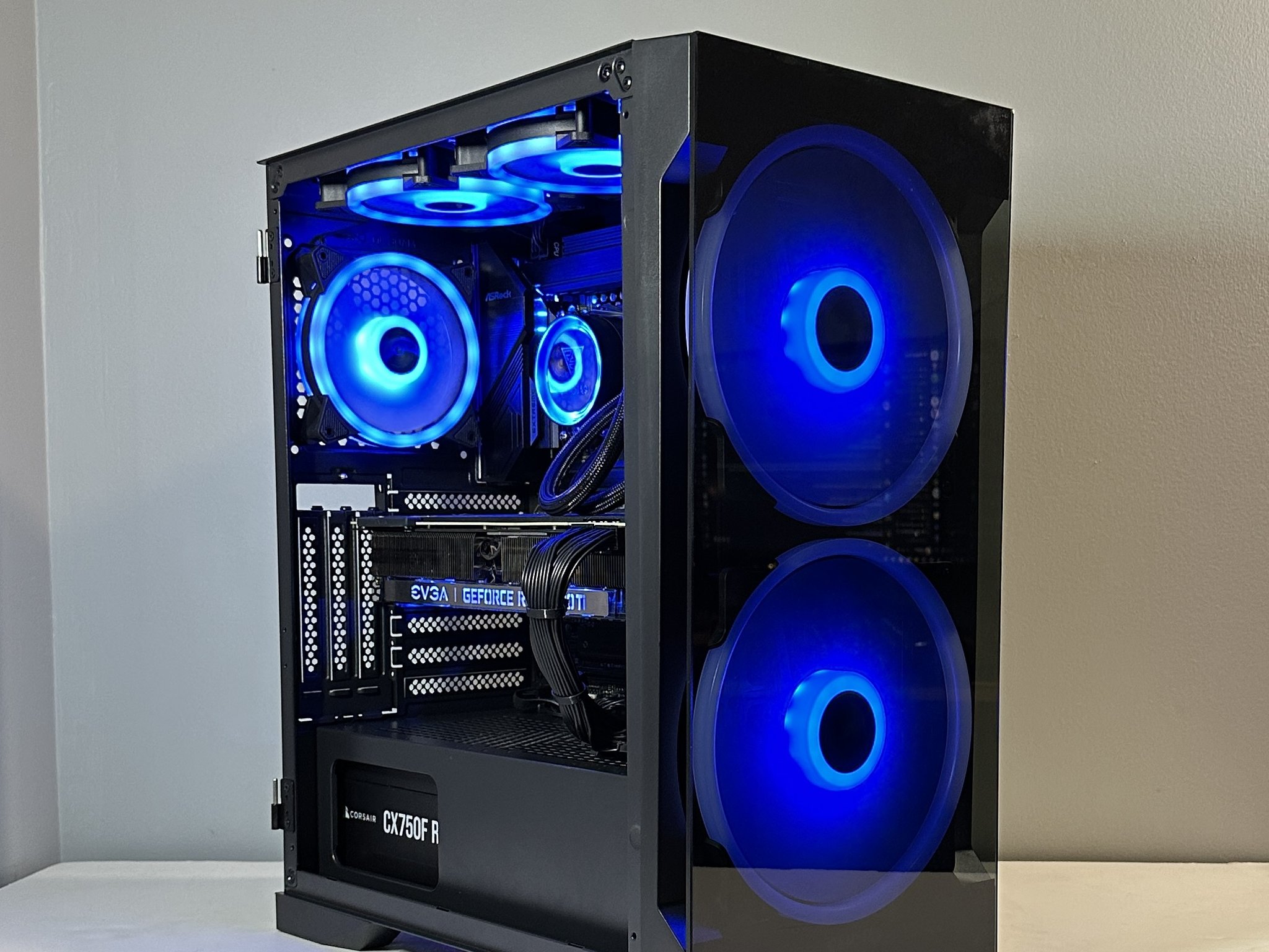 RTX 2080Ti 11GB | INTEL i5-12400F | 32GB RAM | 1TB SSD | Custom RGB Gaming PC WIFI WIN10
