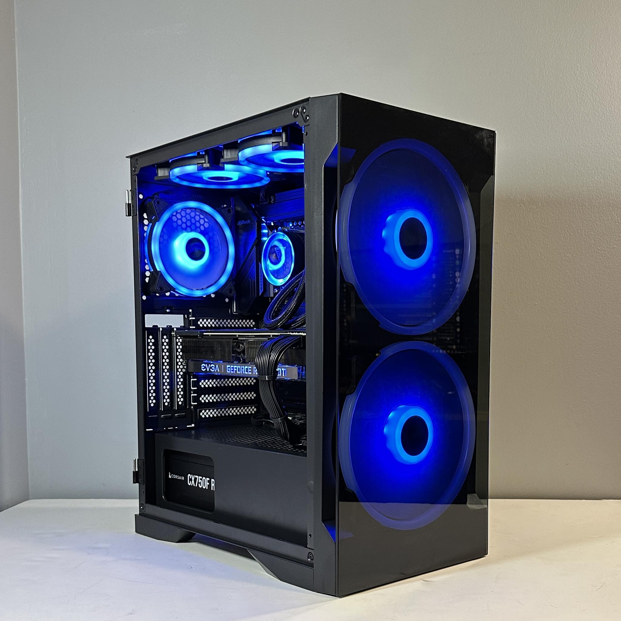RTX 2080Ti 11GB | INTEL i5-12400F | 32GB RAM | 1TB SSD | Custom RGB Gaming PC WIFI WIN10