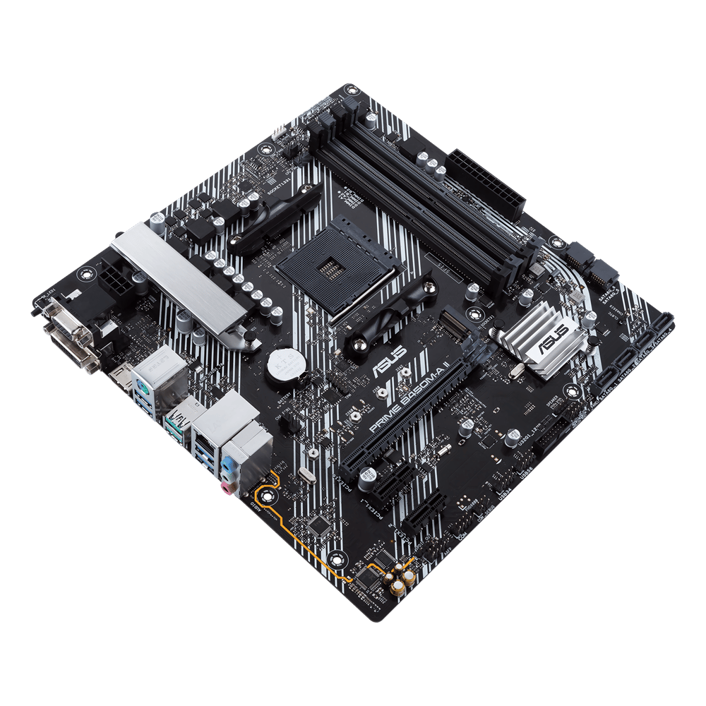 ASUS PRIME B450M-A II AMD Socket AM4 MicroATX M.2 Desktop Motherboard A