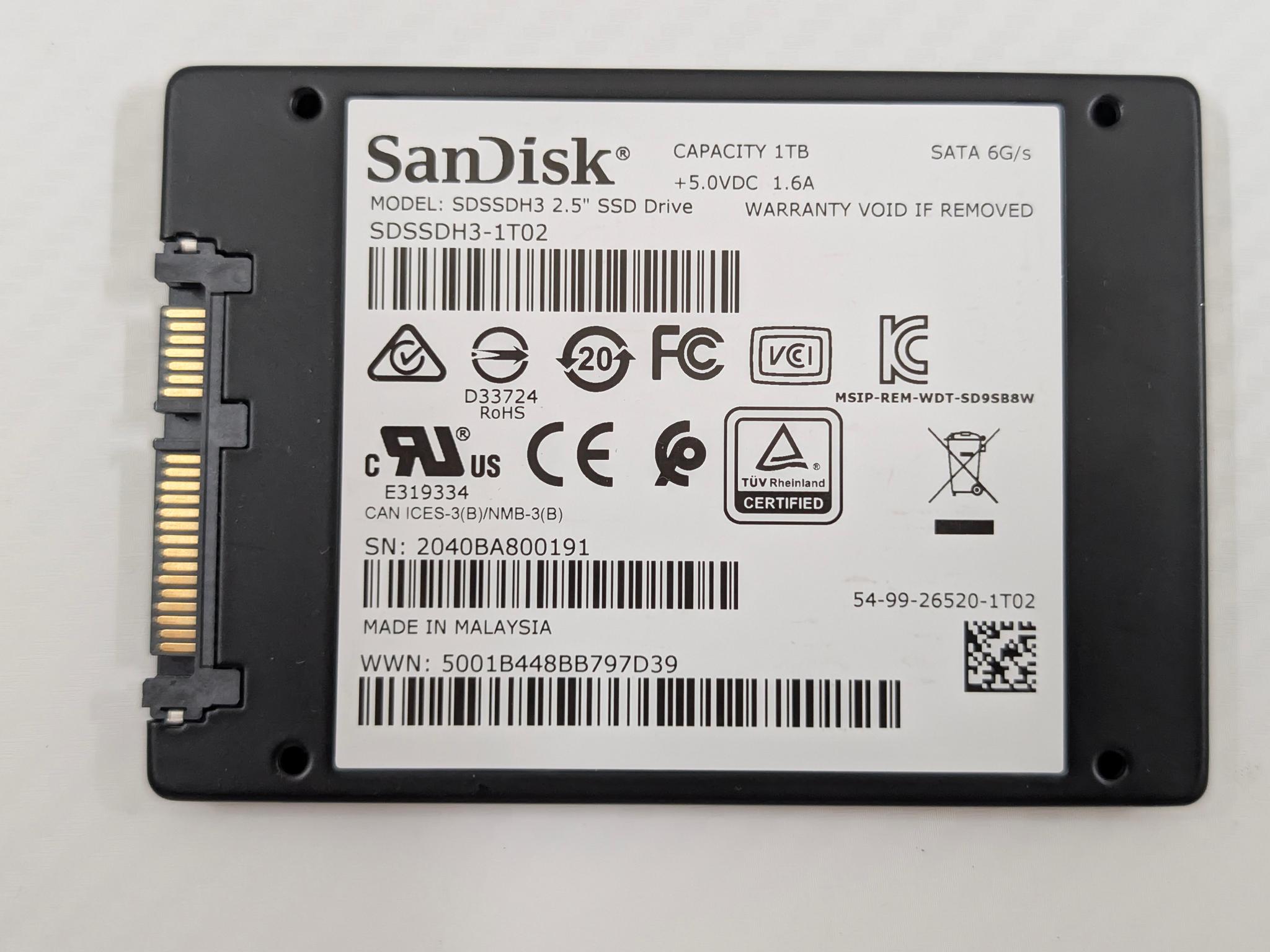 SanDisk Ultra 3D SSD 1TB - Image 2