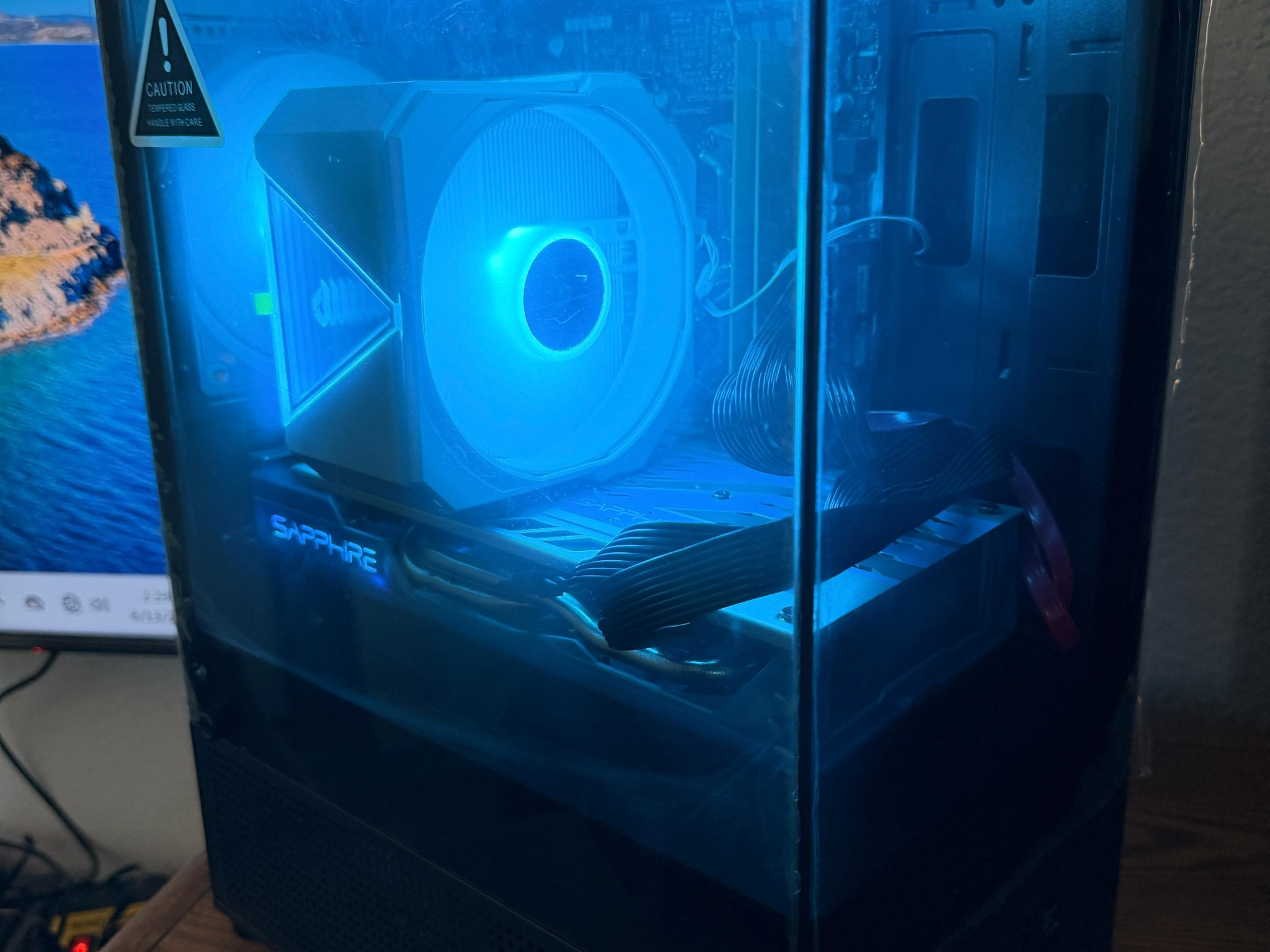 Gaming PC Ryzen 5 3600 RX 580 8GB 16GB RAM 240GB SSD + 1TB HDD WiFi RGB Win11