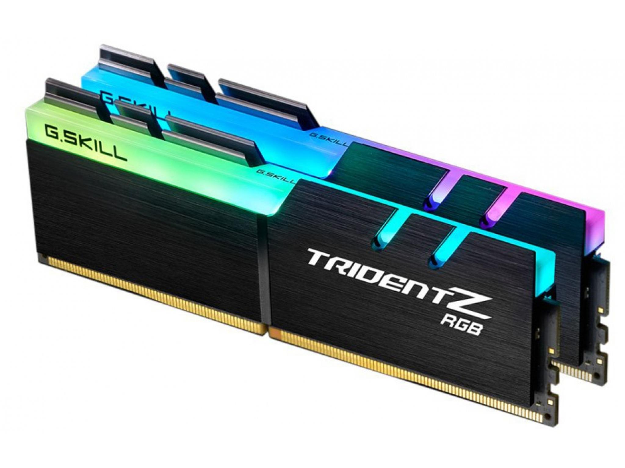 G.Skill Trident Z RGB 16GB (2 x 8GB) DDR4-3200 PC4-25600 CL16 Dual Channel Desktop Memory Kit