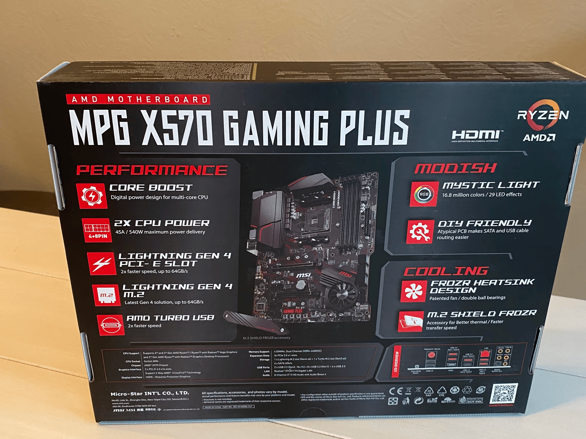 SALE: BNIB MSI MPG X570 GAMING PLUS Motherboard