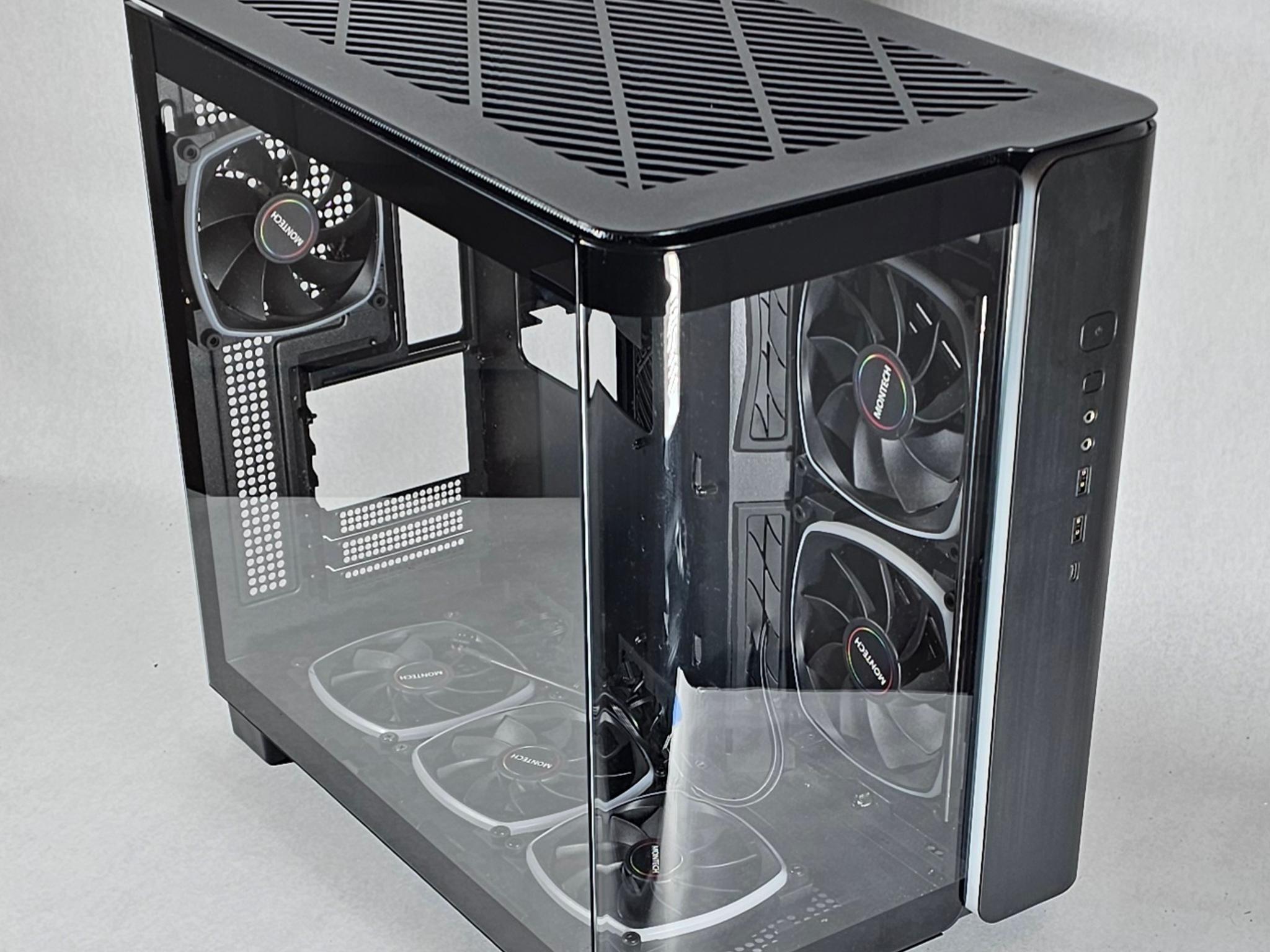 Montech PC Case with Tempered Glass and Front Mesh